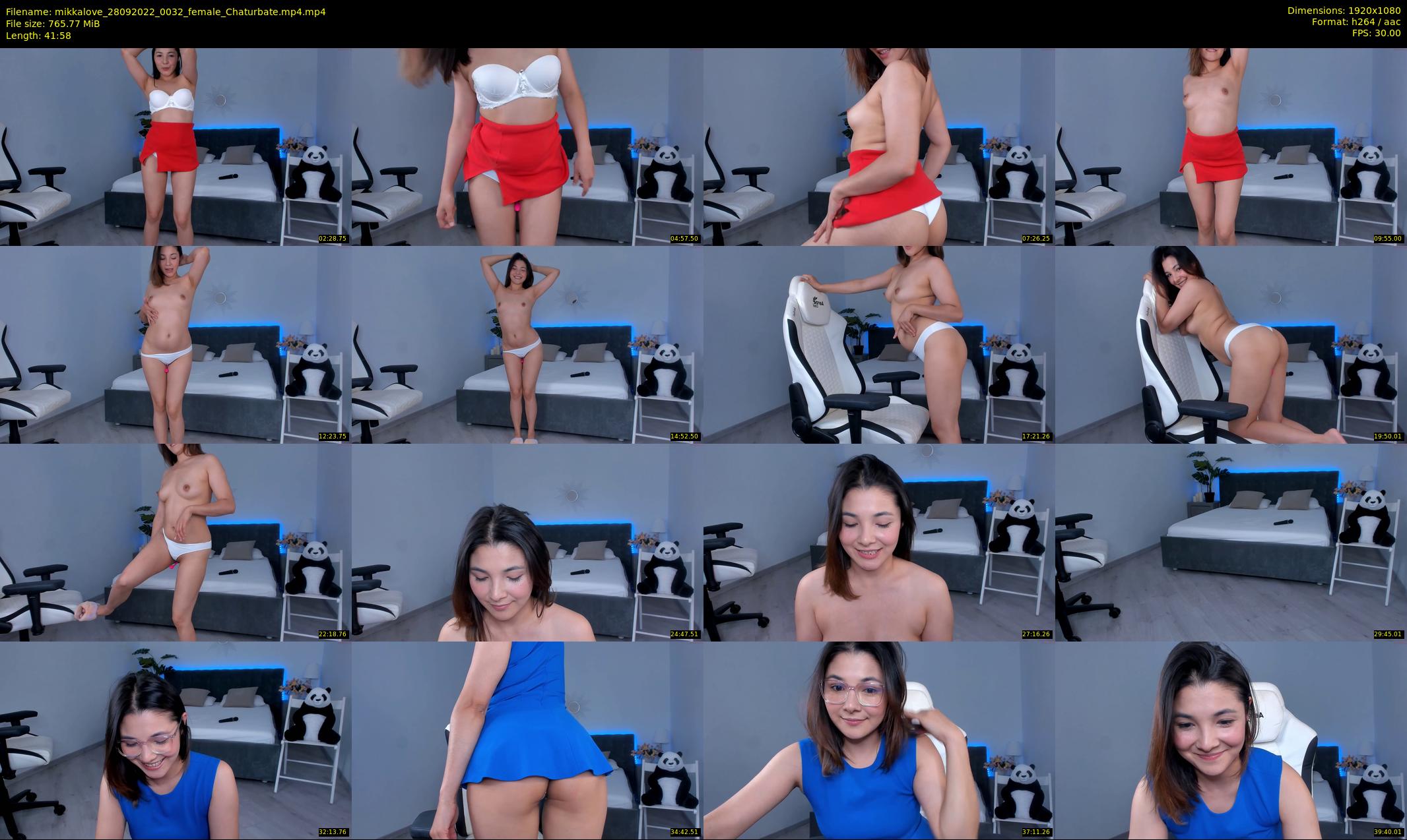 mikkalove — 42 minute Chaturbate female cam show recording, 1080p, Sep 28, 2022