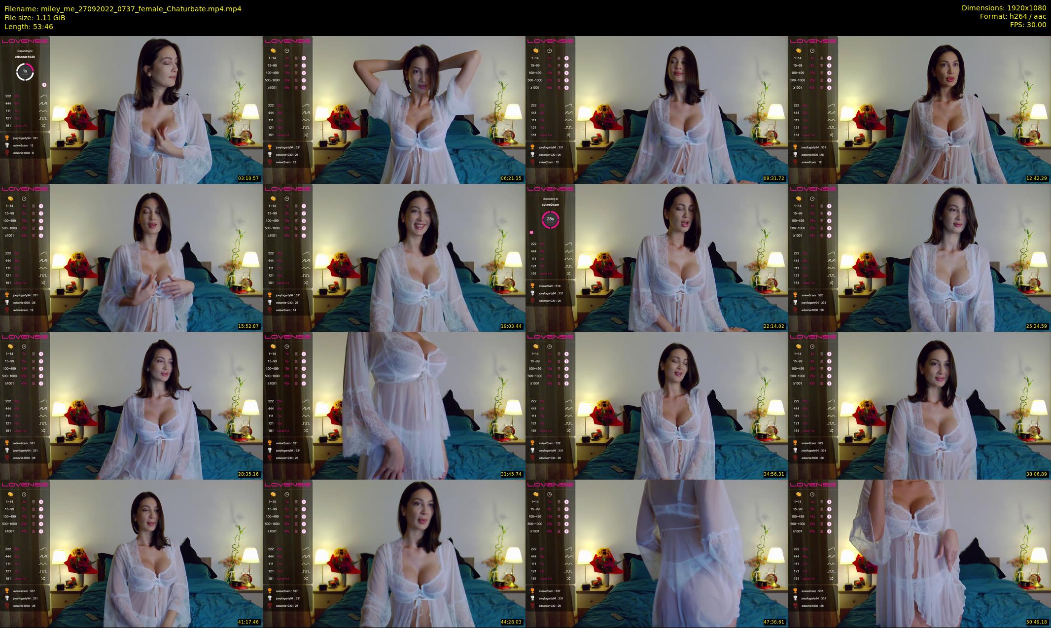 miley_me — 54 minute Chaturbate female cam show recording, 1080p, Sep 27, 2022