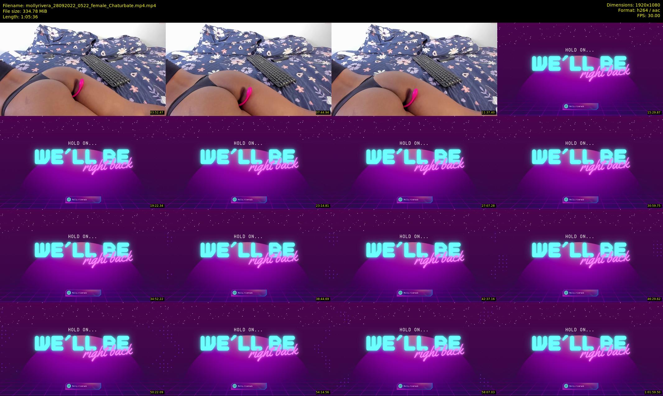 mollyrivera — 66 minute Chaturbate female cam show recording, 1080p, Sep 28, 2022