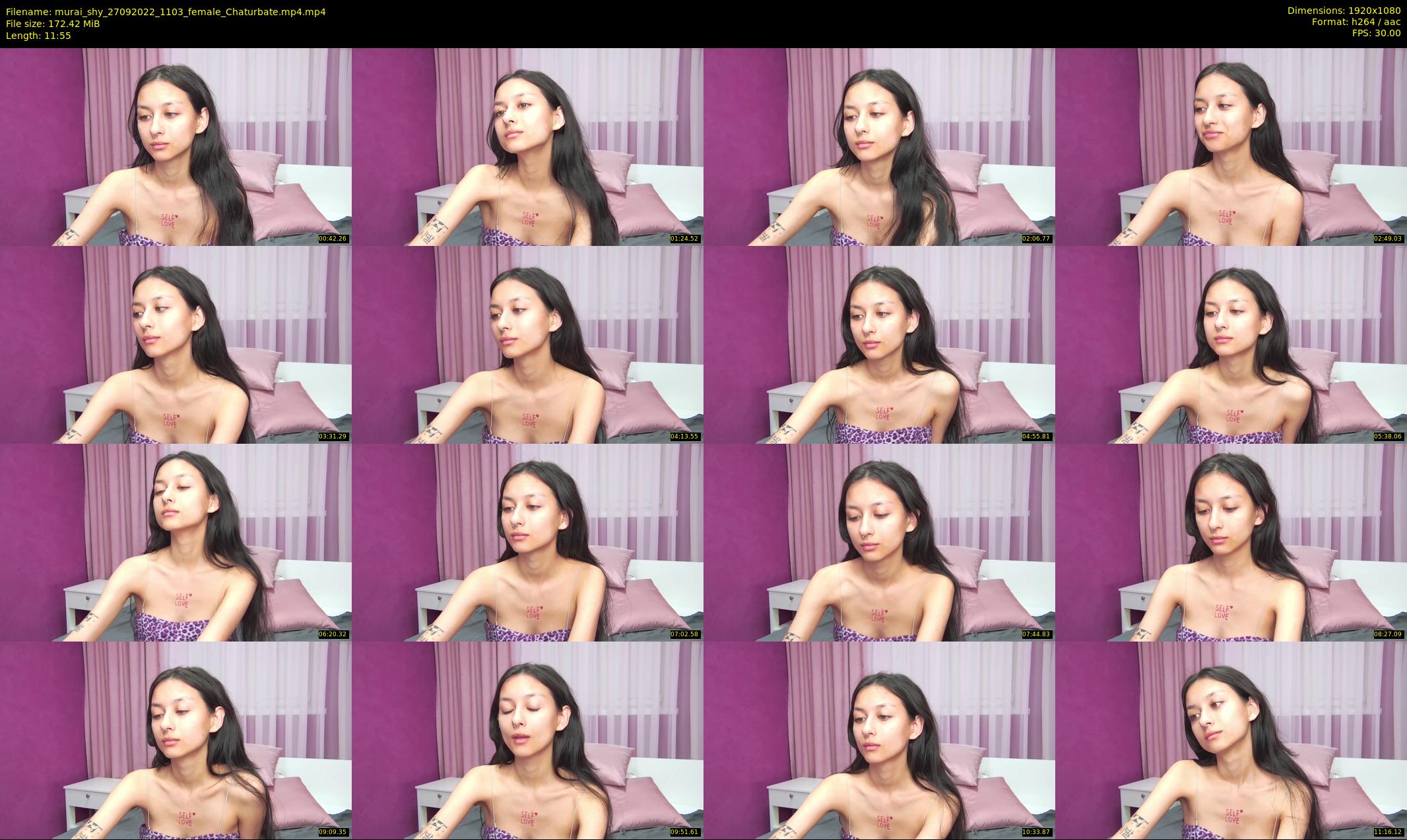 murai_shy — 12 minute Chaturbate female cam show recording, 1080p, Sep 27, 2022