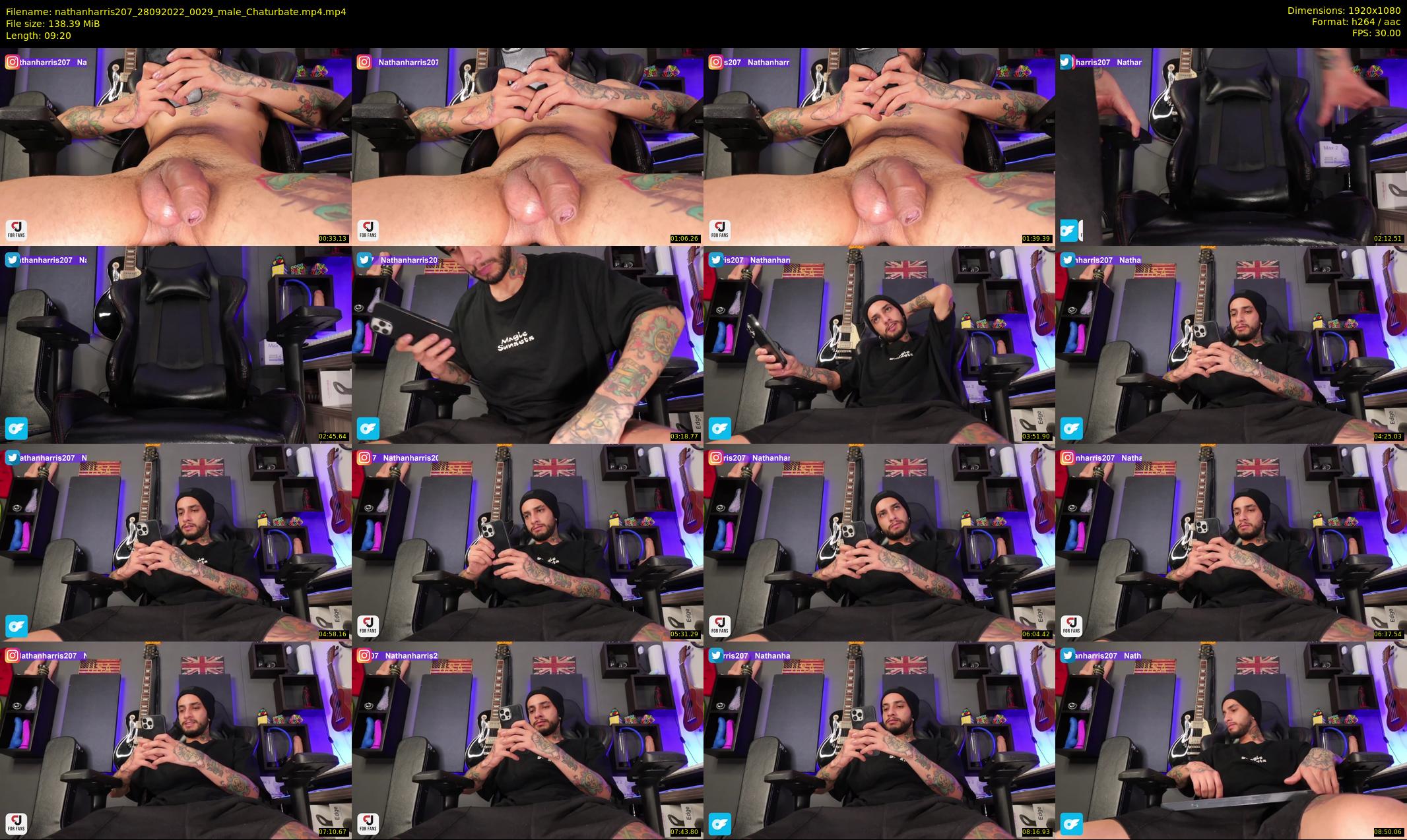 nathanharris207 — 10 minute Chaturbate male cam show recording, 1080p, Sep 28, 2022