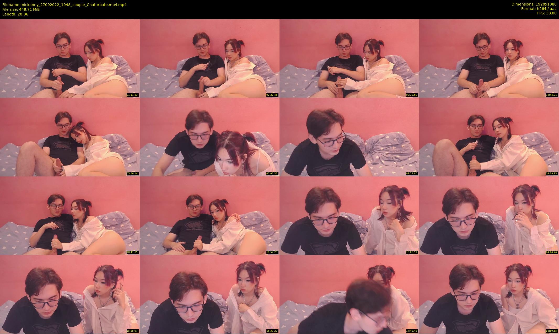 nickanny — 21 minute Chaturbate couple cam show recording, 1080p, Sep 27, 2022