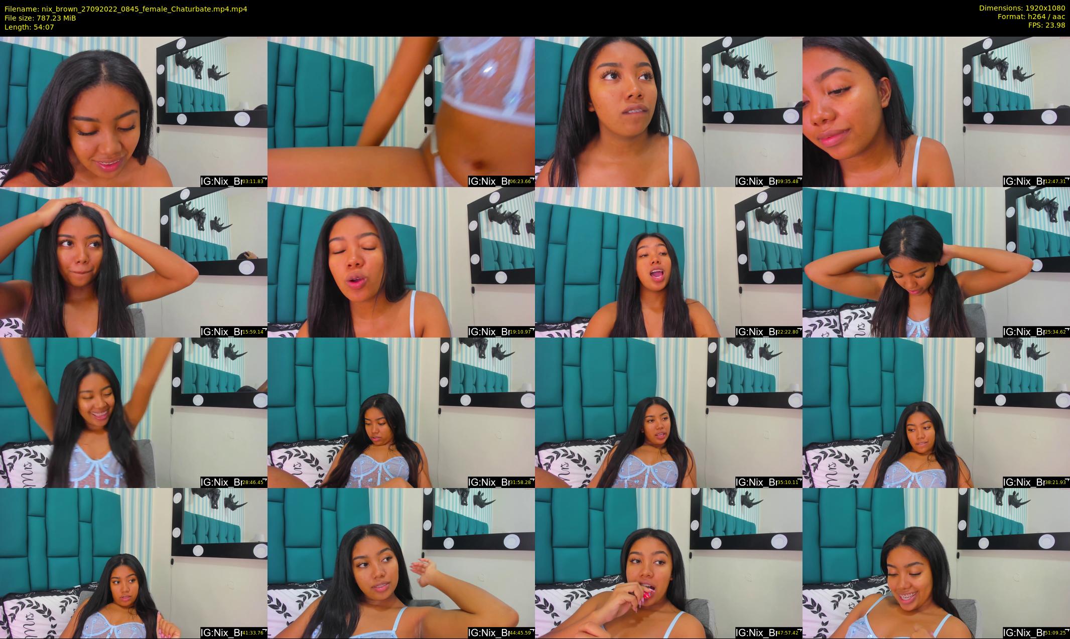 nix_brown — 55 minute Chaturbate female cam show recording, 1080p, Sep 27, 2022