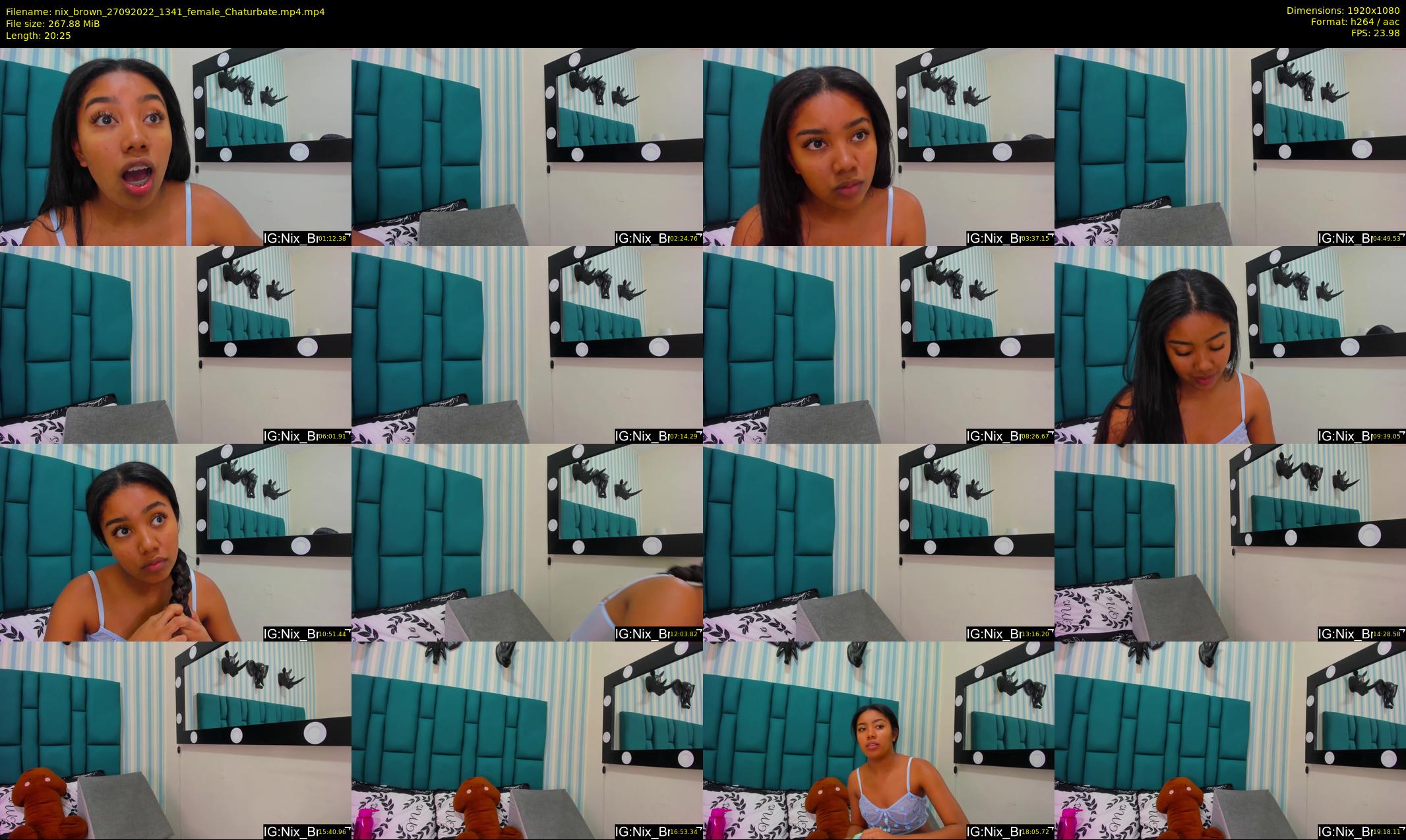 nix_brown — 21 minute Chaturbate female cam show recording, 1080p, Sep 27, 2022