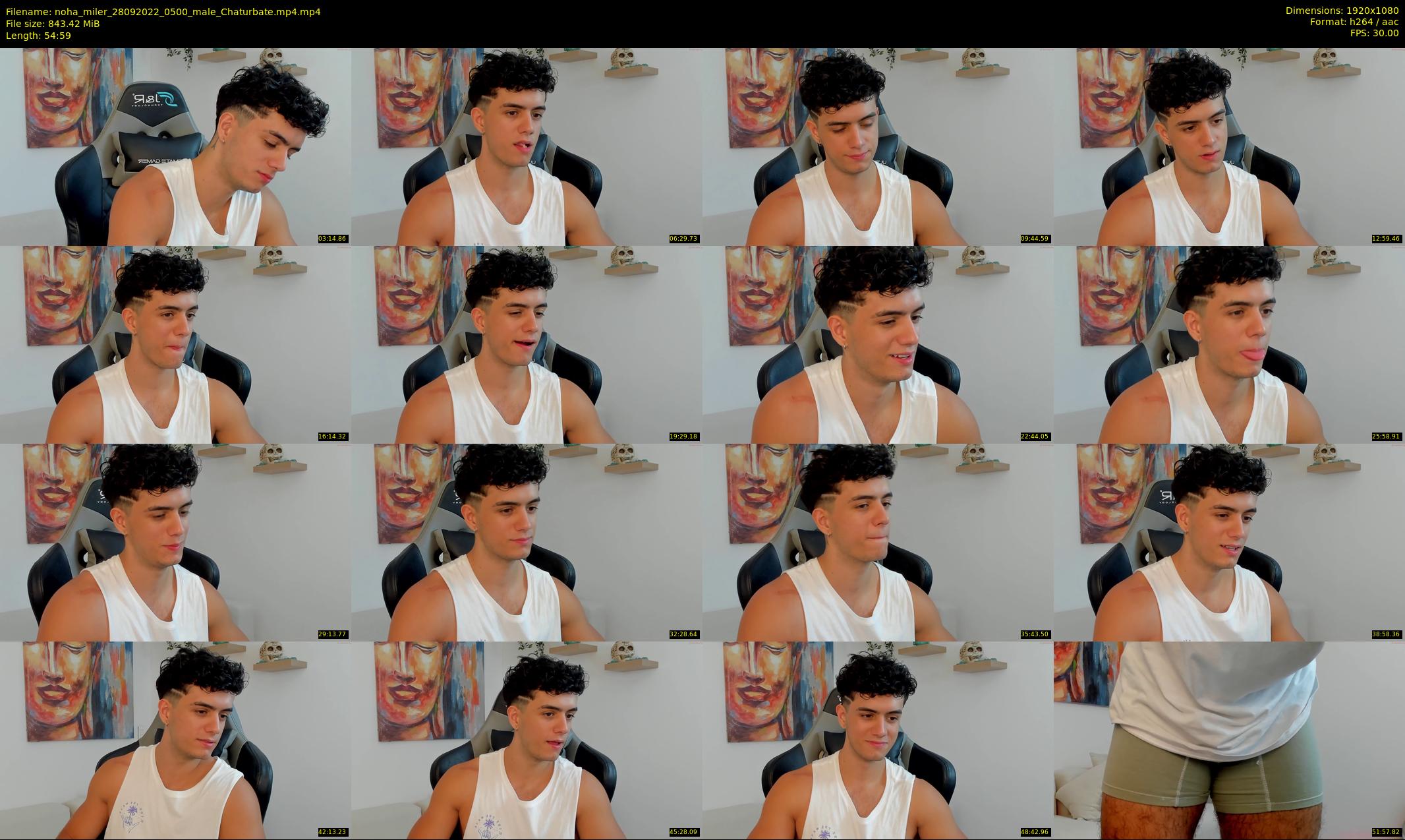 noha_miler — 55 minute Chaturbate male cam show recording, 1080p, Sep 28, 2022