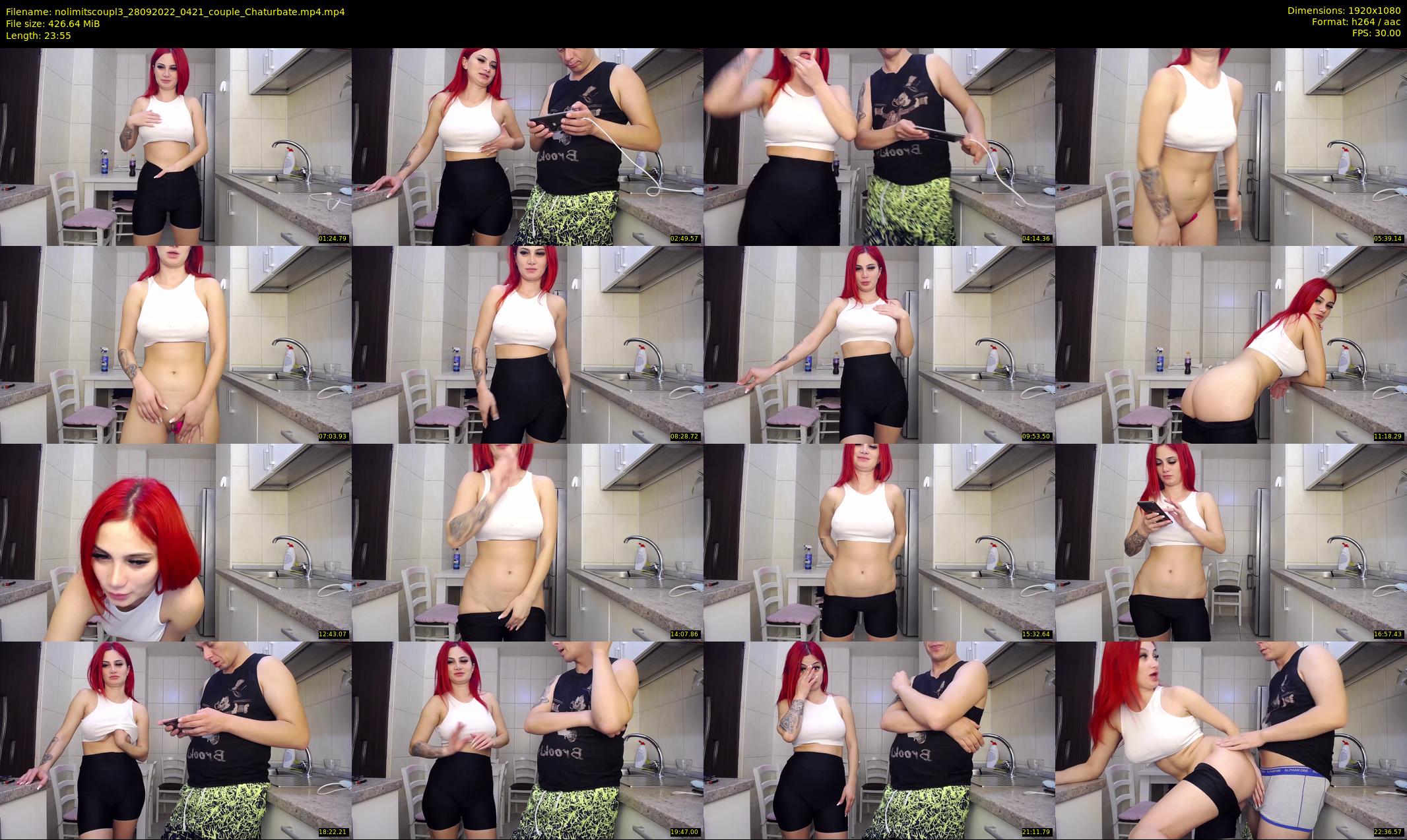 nolimitscoupl3 — 24 minute Chaturbate couple cam show recording, 1080p, Sep 28, 2022