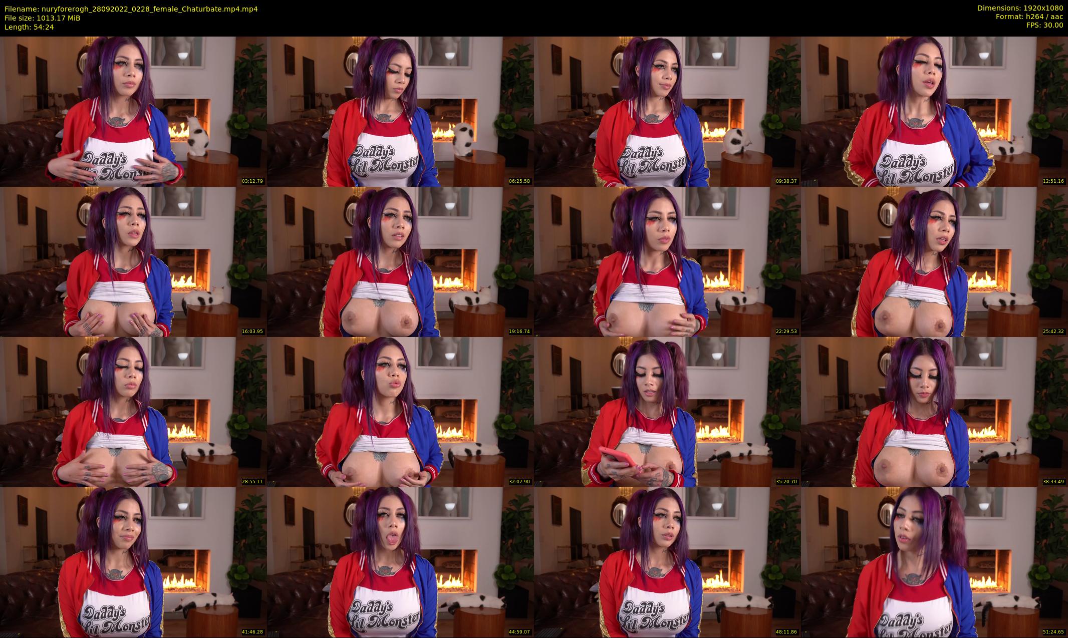 nuryforerogh — 55 minute Chaturbate female cam show recording, 1080p, Sep 28, 2022