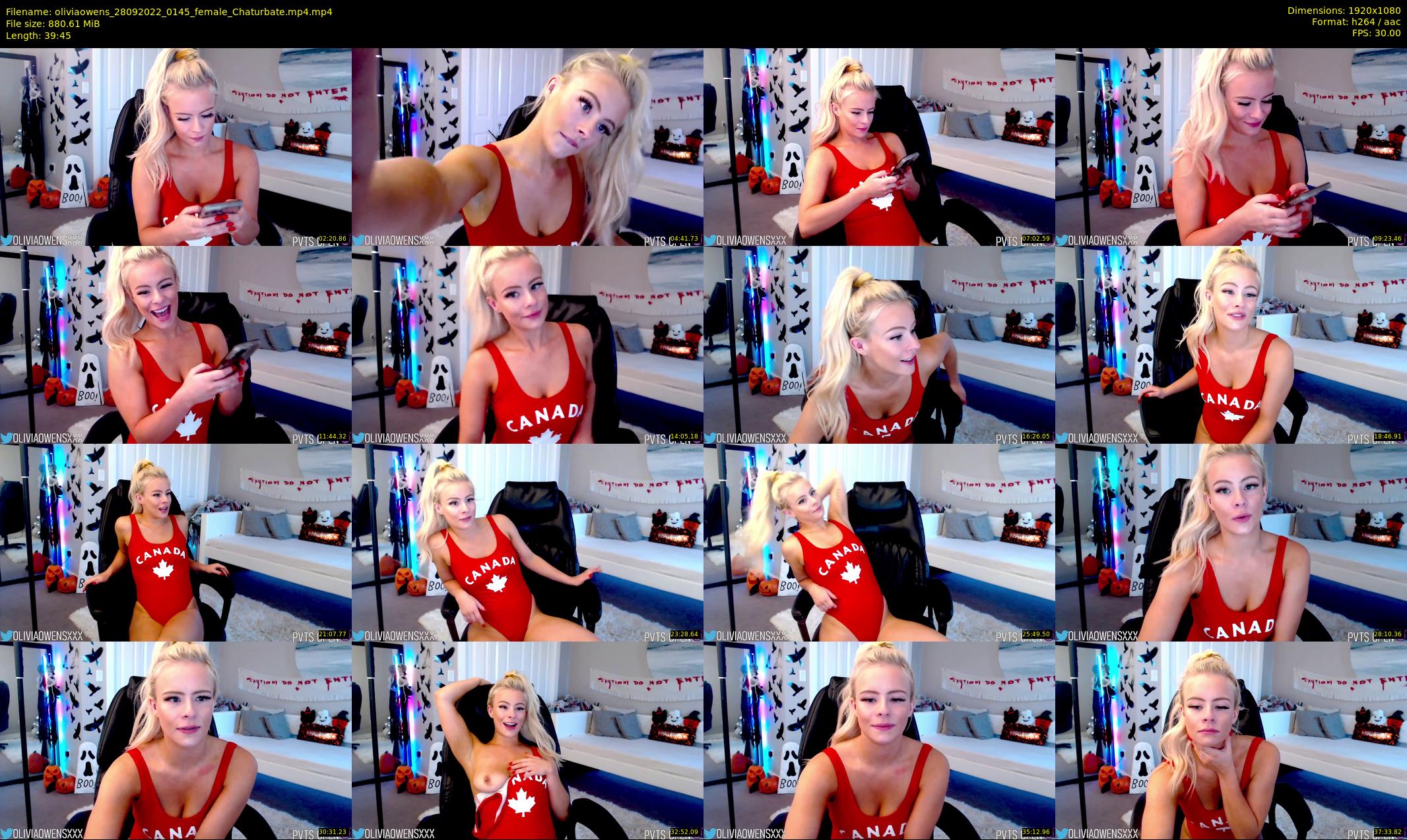 oliviaowens — 40 minute Chaturbate female cam show recording, 1080p, Sep 28, 2022