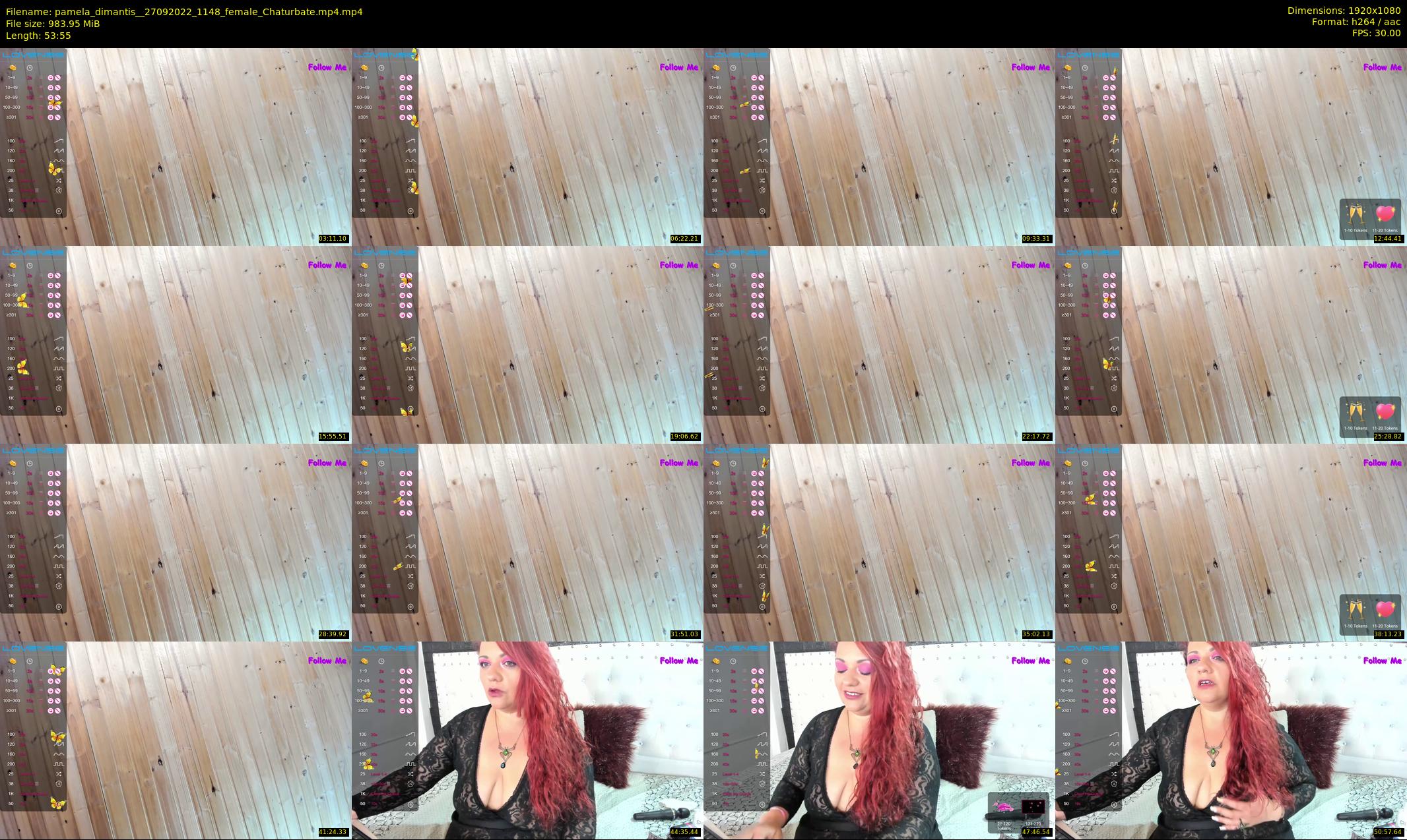 pamela_dimantis_ — 54 minute Chaturbate female cam show recording, 1080p, Sep 27, 2022