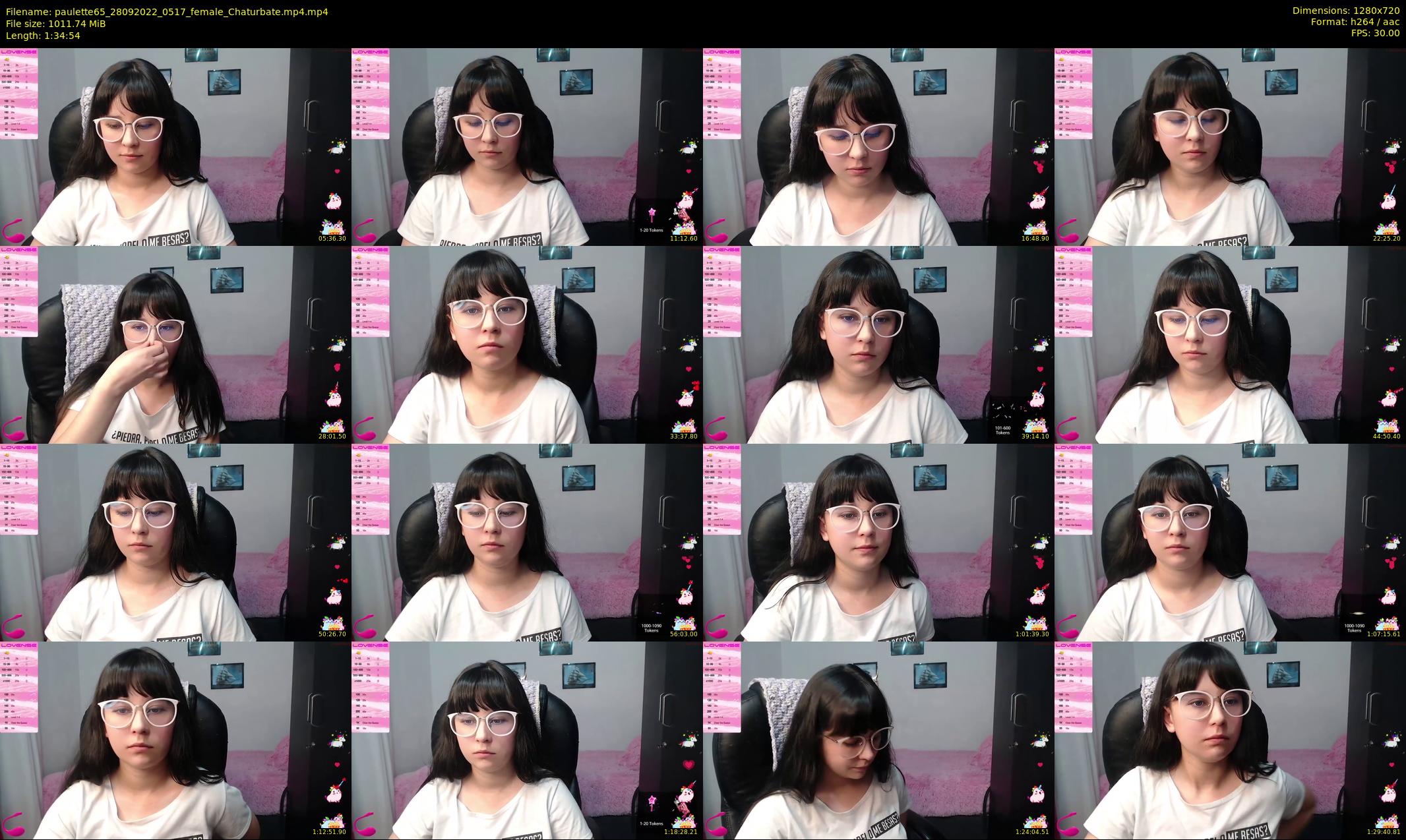 paulette65 — 95 minute Chaturbate female cam show recording, 720p, Sep 28, 2022