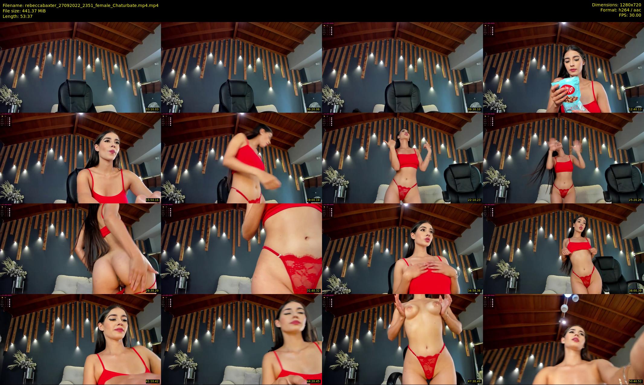 rebeccabaxter — 54 minute Chaturbate female cam show recording, 720p, Sep 27, 2022