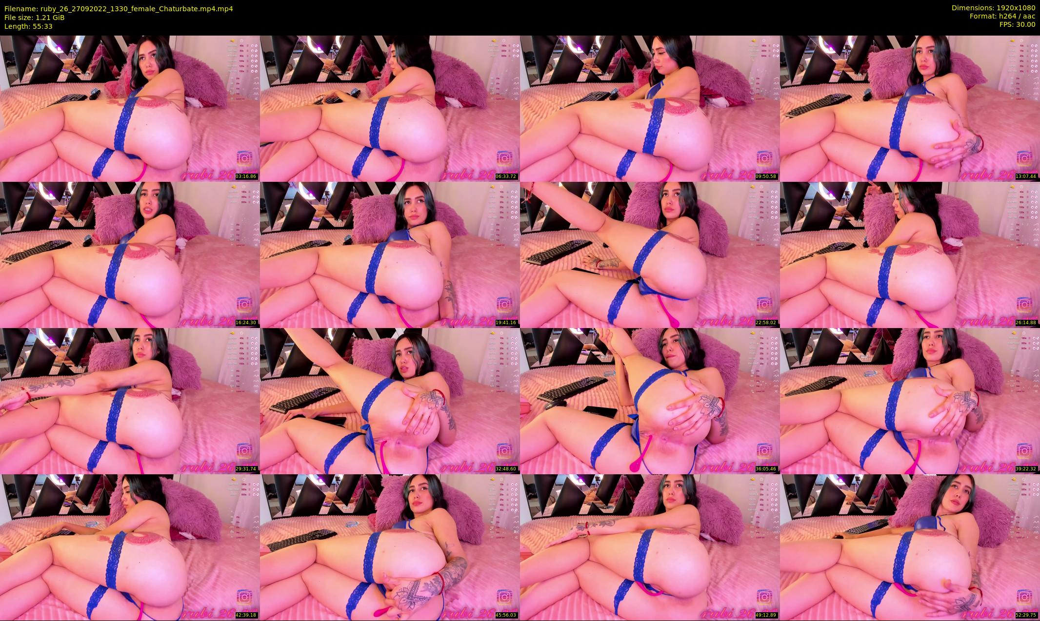 ruby_26 — 56 minute Chaturbate female cam show recording, 1080p, Sep 27, 2022