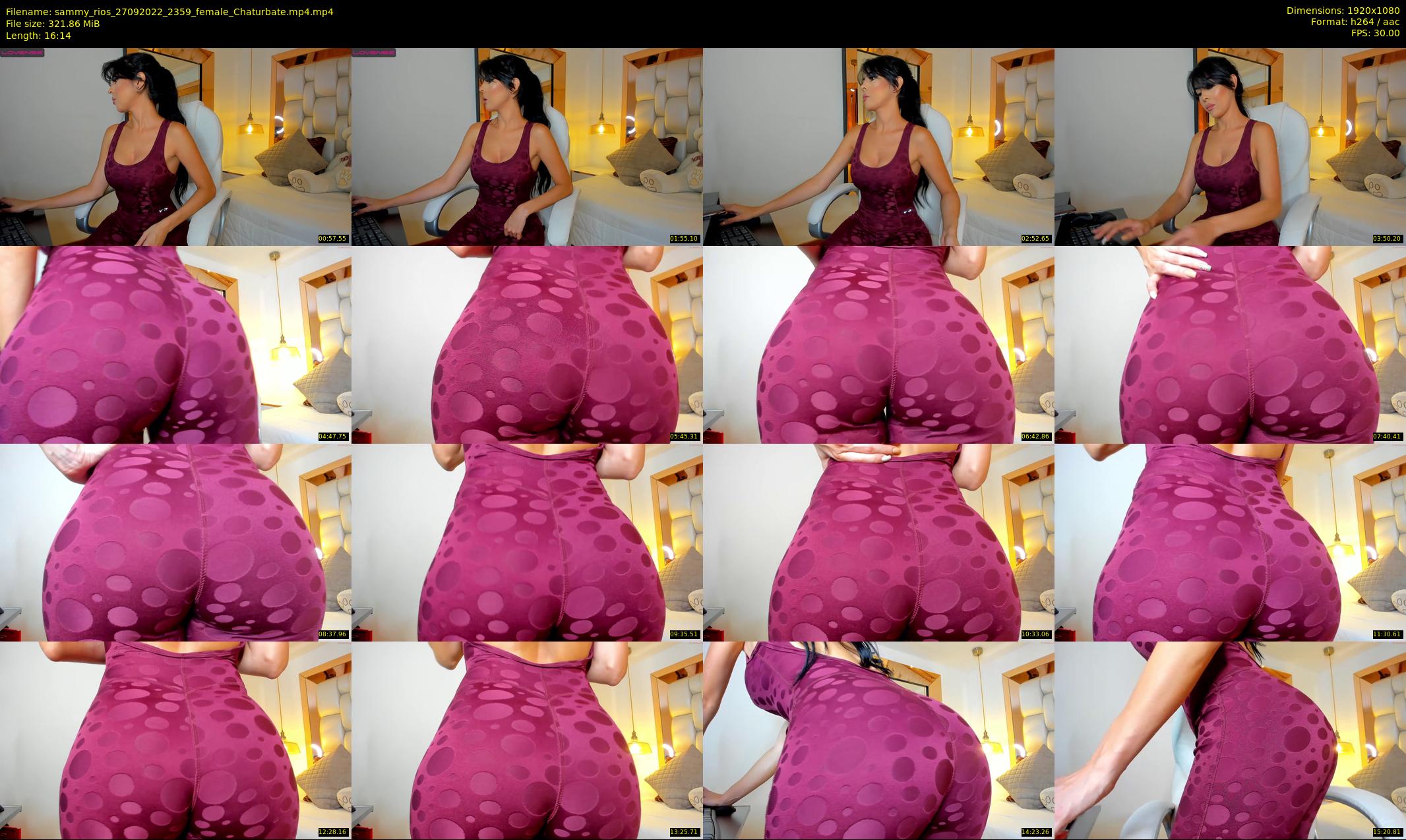 sammy_rios — 17 minute Chaturbate female cam show recording, 1080p, Sep 27, 2022