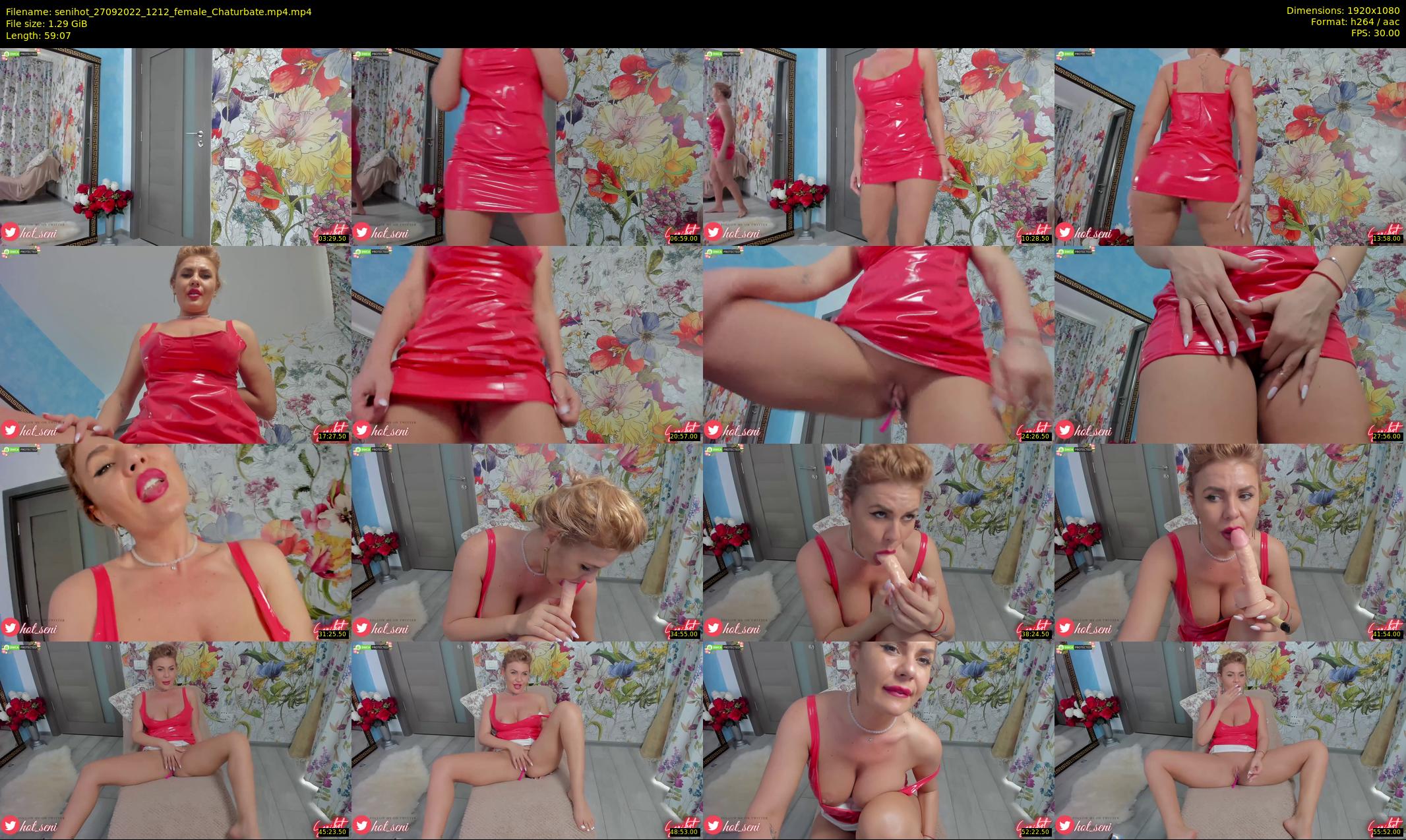 senihot — 60 minute Chaturbate female cam show recording, 1080p, Sep 27, 2022