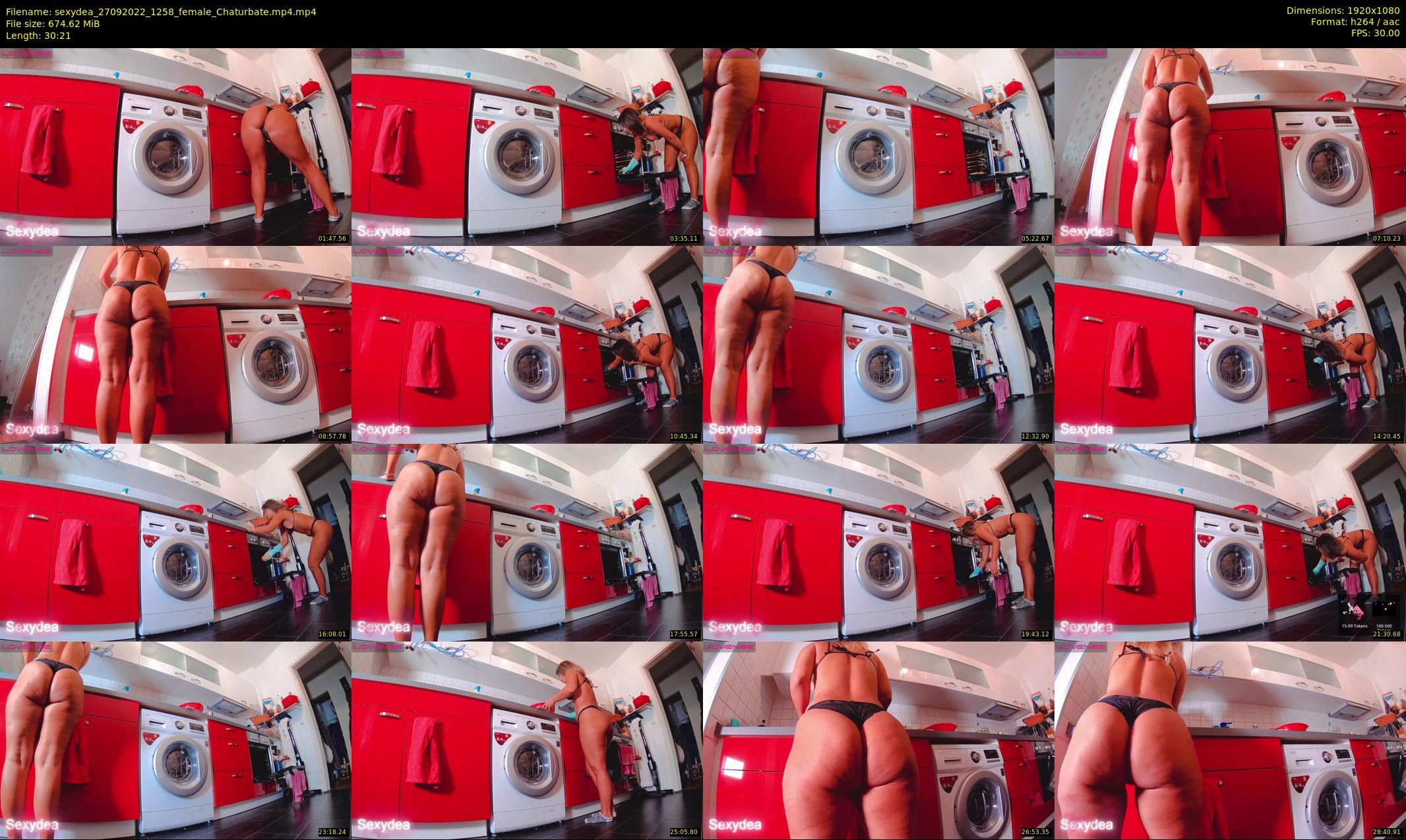 sexydea — 31 minute Chaturbate female cam show recording, 1080p, Sep 27, 2022