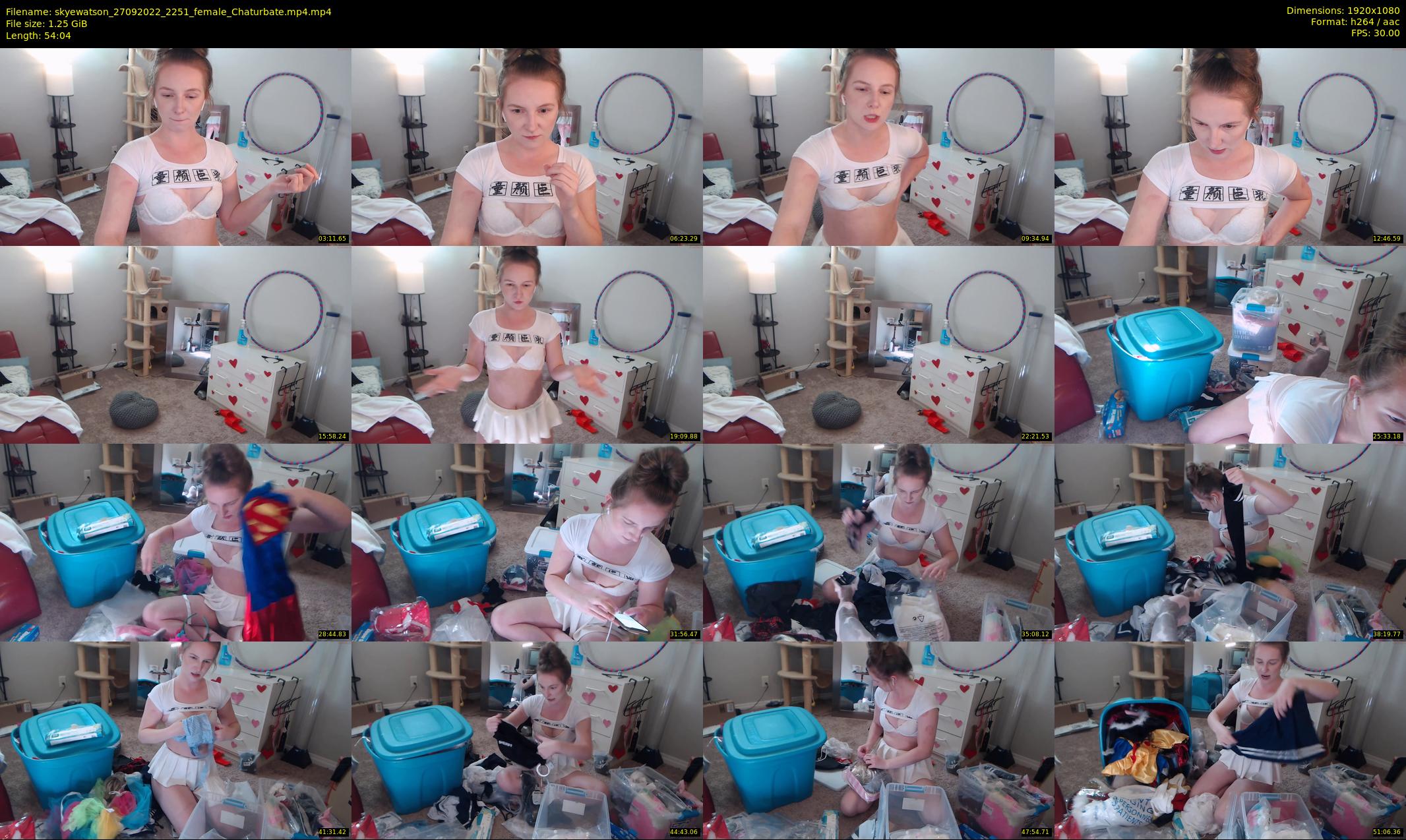 skyewatson — 55 minute Chaturbate female cam show recording, 1080p, Sep 27, 2022