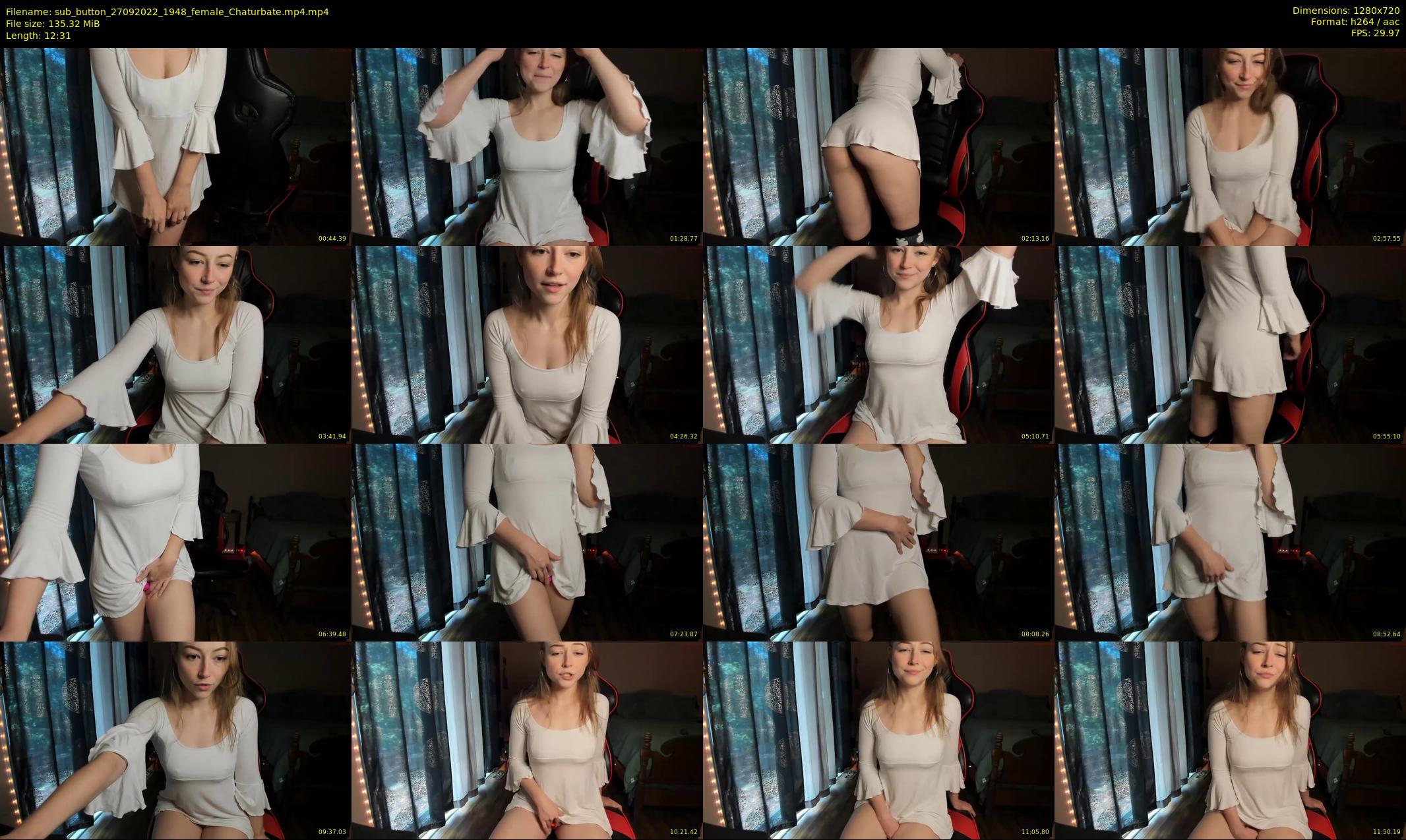 sub_button — 13 minute Chaturbate female cam show recording, 720p, Sep 27, 2022