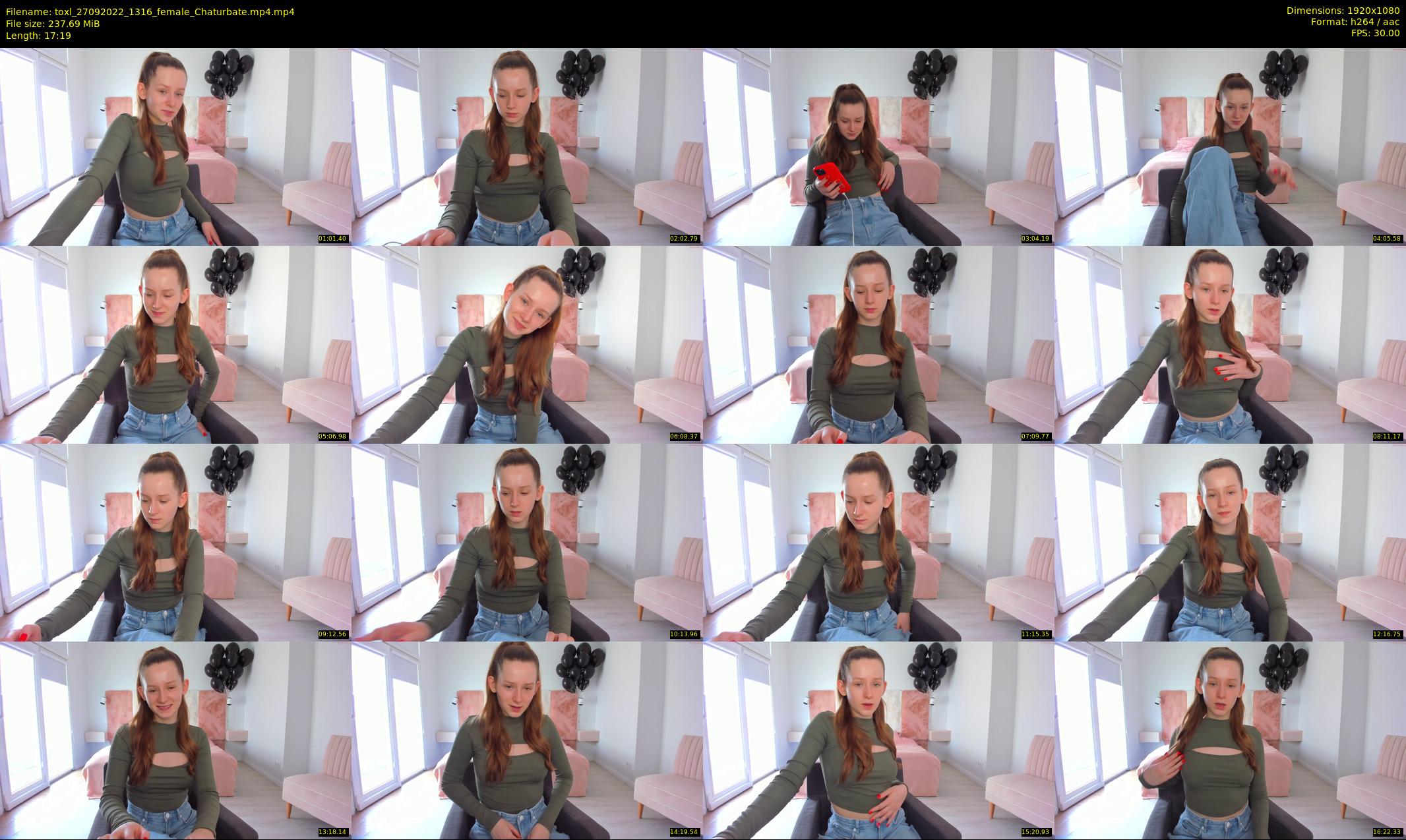toxl — 18 minute Chaturbate female cam show recording, 1080p, Sep 27, 2022