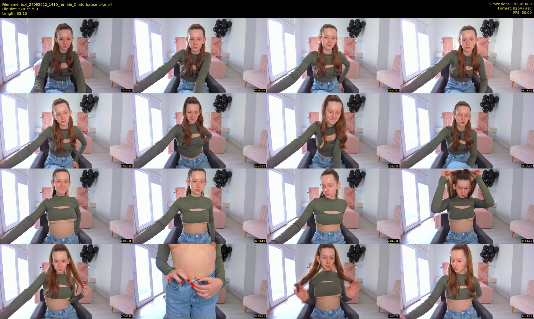 toxl — 36 minute Chaturbate female cam show recording, 1080p, Sep 27, 2022