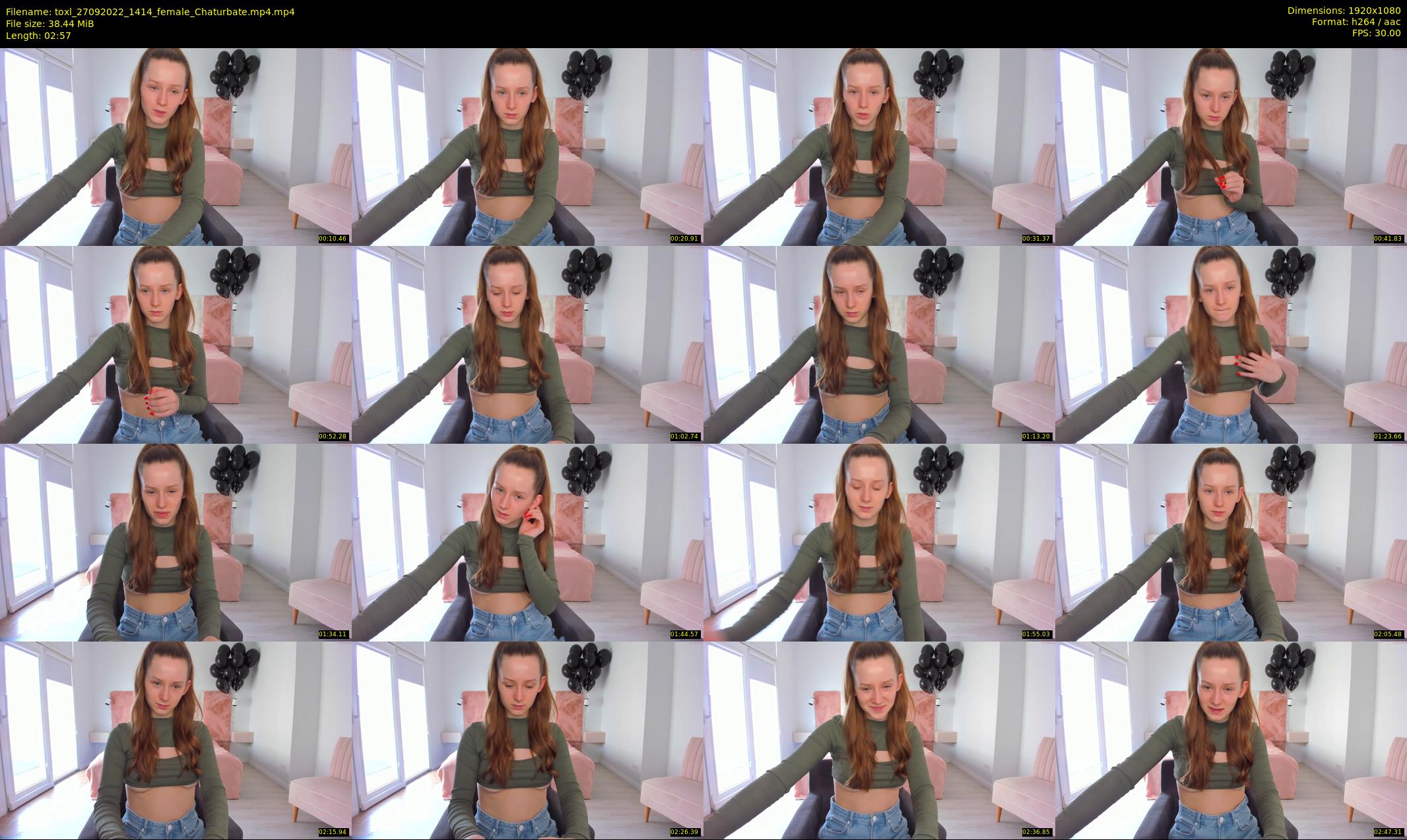 toxl — 3 minute Chaturbate female cam show recording, 1080p, Sep 27, 2022