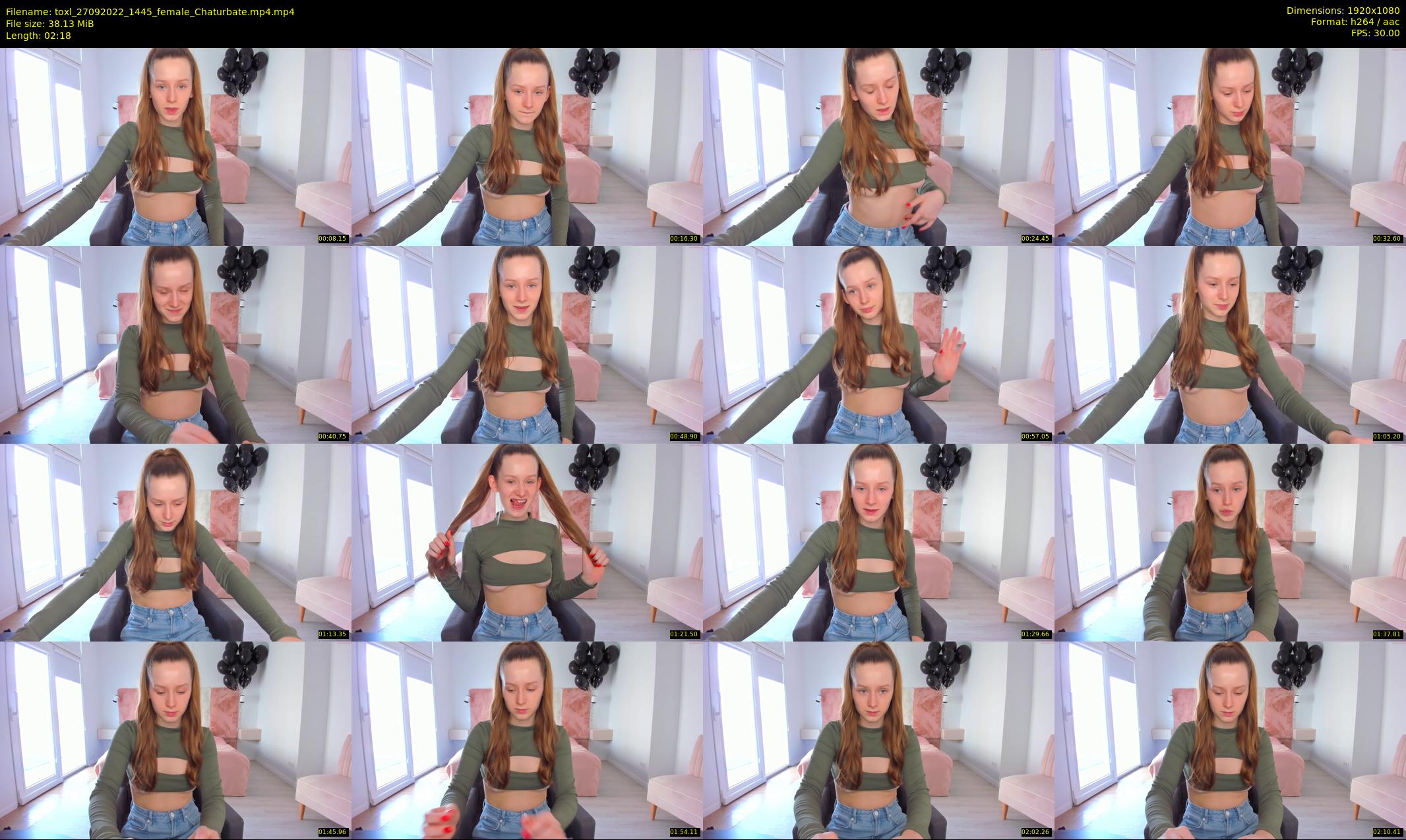 toxl — 3 minute Chaturbate female cam show recording, 1080p, Sep 27, 2022