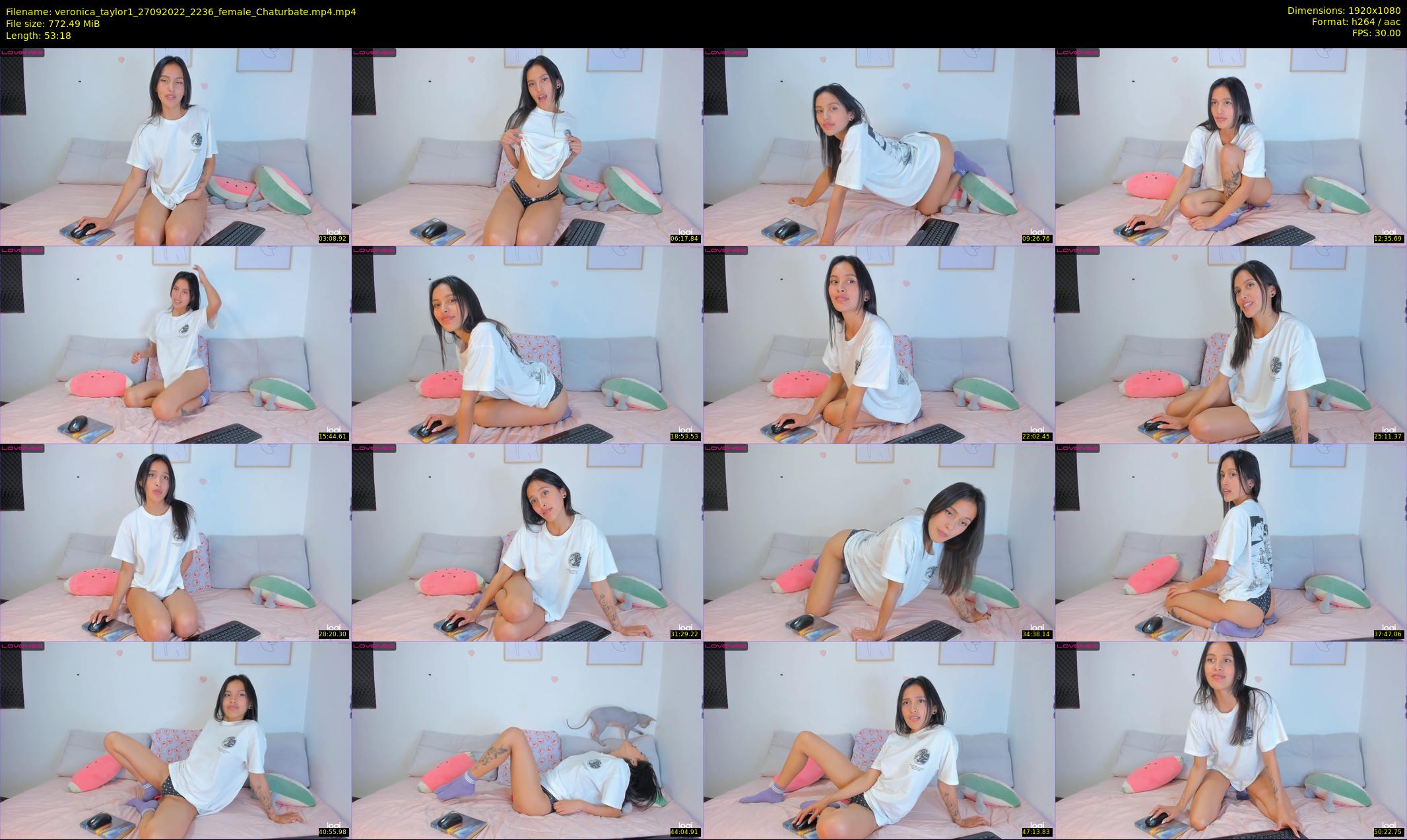 veronica_taylor1 — 54 minute Chaturbate female cam show recording, 1080p, Sep 27, 2022