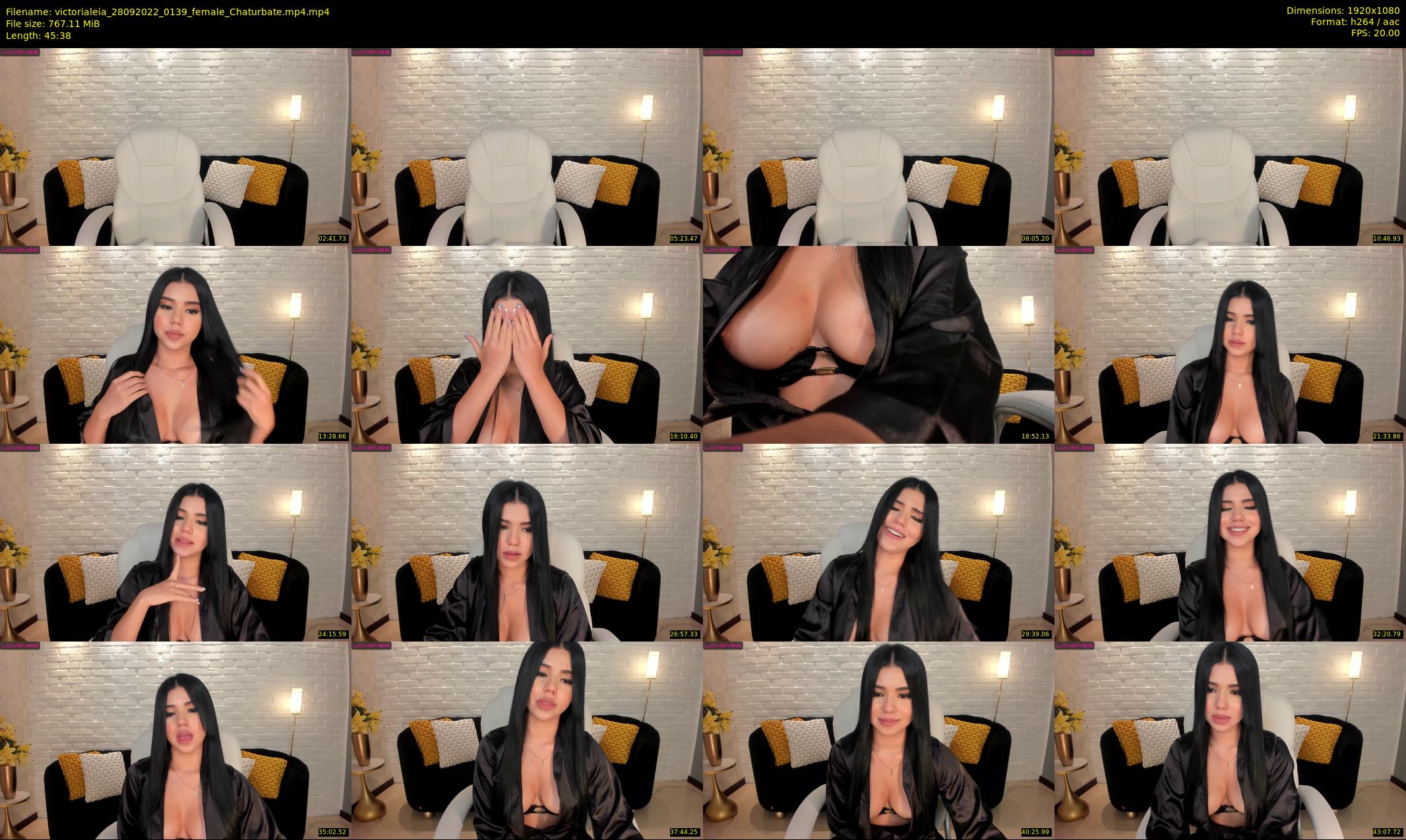 victorialeia — 46 minute Chaturbate female cam show recording, 1080p, Sep 28, 2022