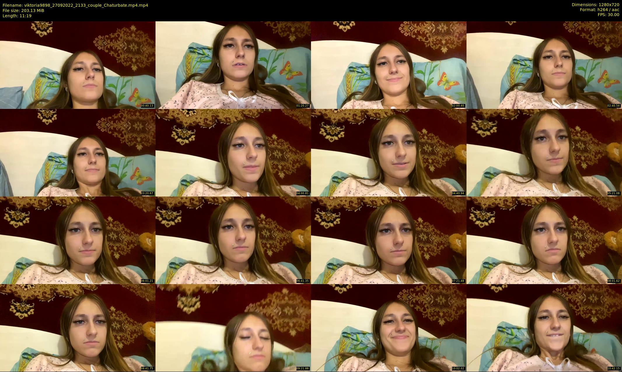 viktoria9898 — 12 minute Chaturbate couple cam show recording, 720p, Sep 27, 2022