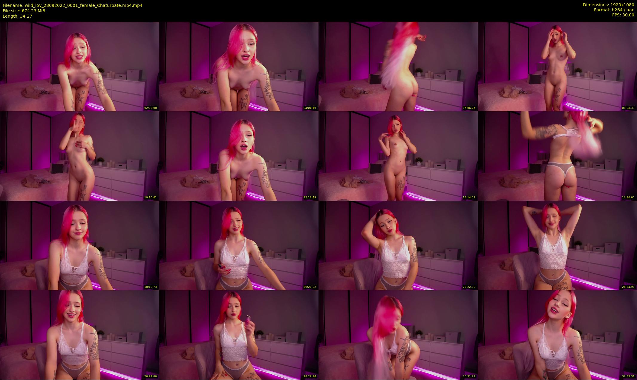wild_lov — 35 minute Chaturbate female cam show recording, 1080p, Sep 28, 2022