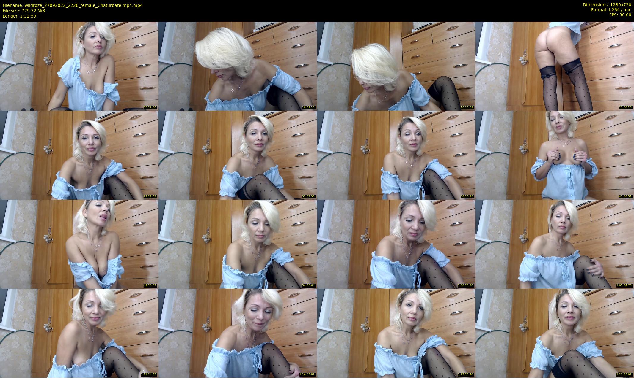 wildroze — 93 minute Chaturbate female cam show recording, 720p, Sep 27, 2022