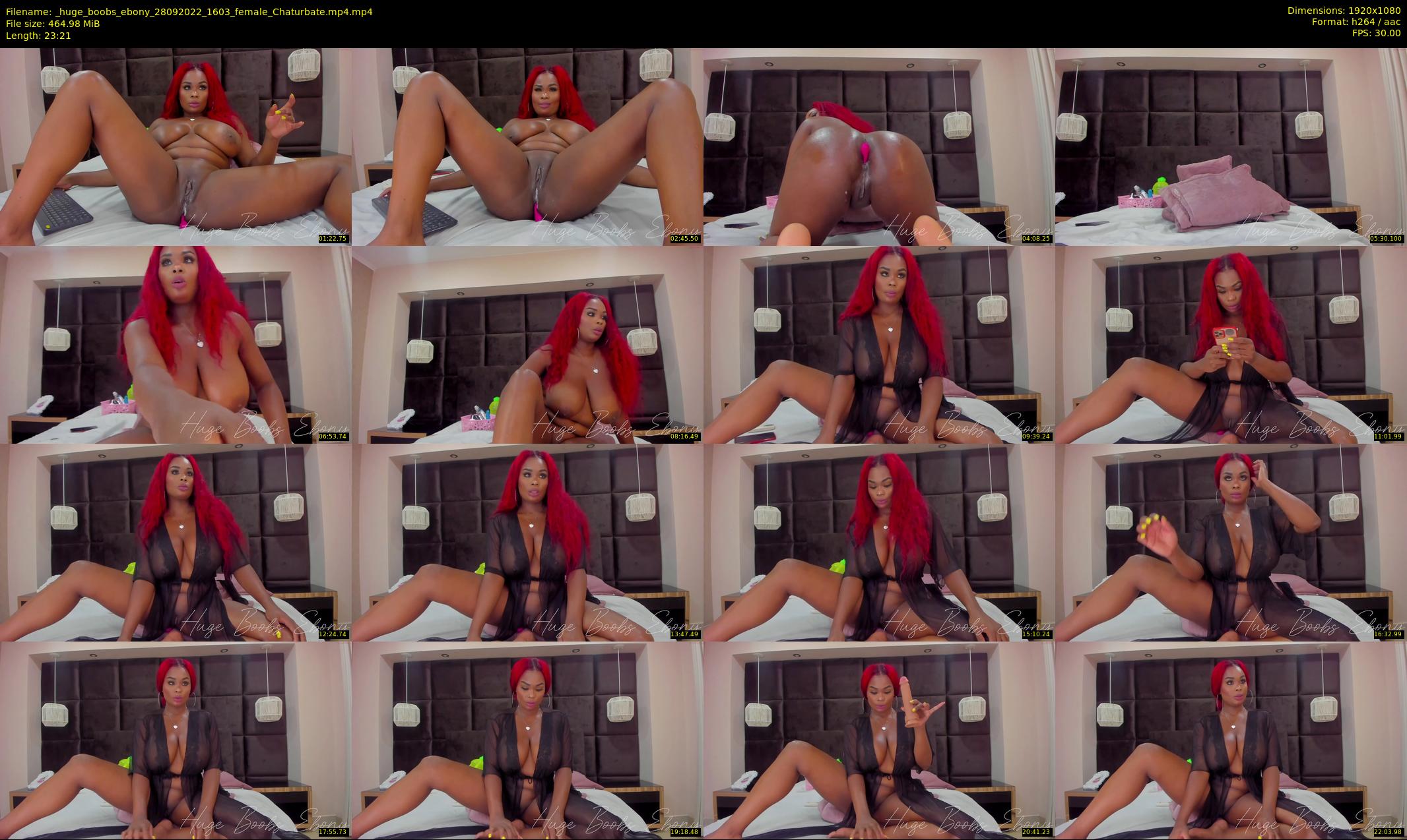 _huge_boobs_ebony — 24 minute Chaturbate female cam show recording, 1080p, Sep 28, 2022