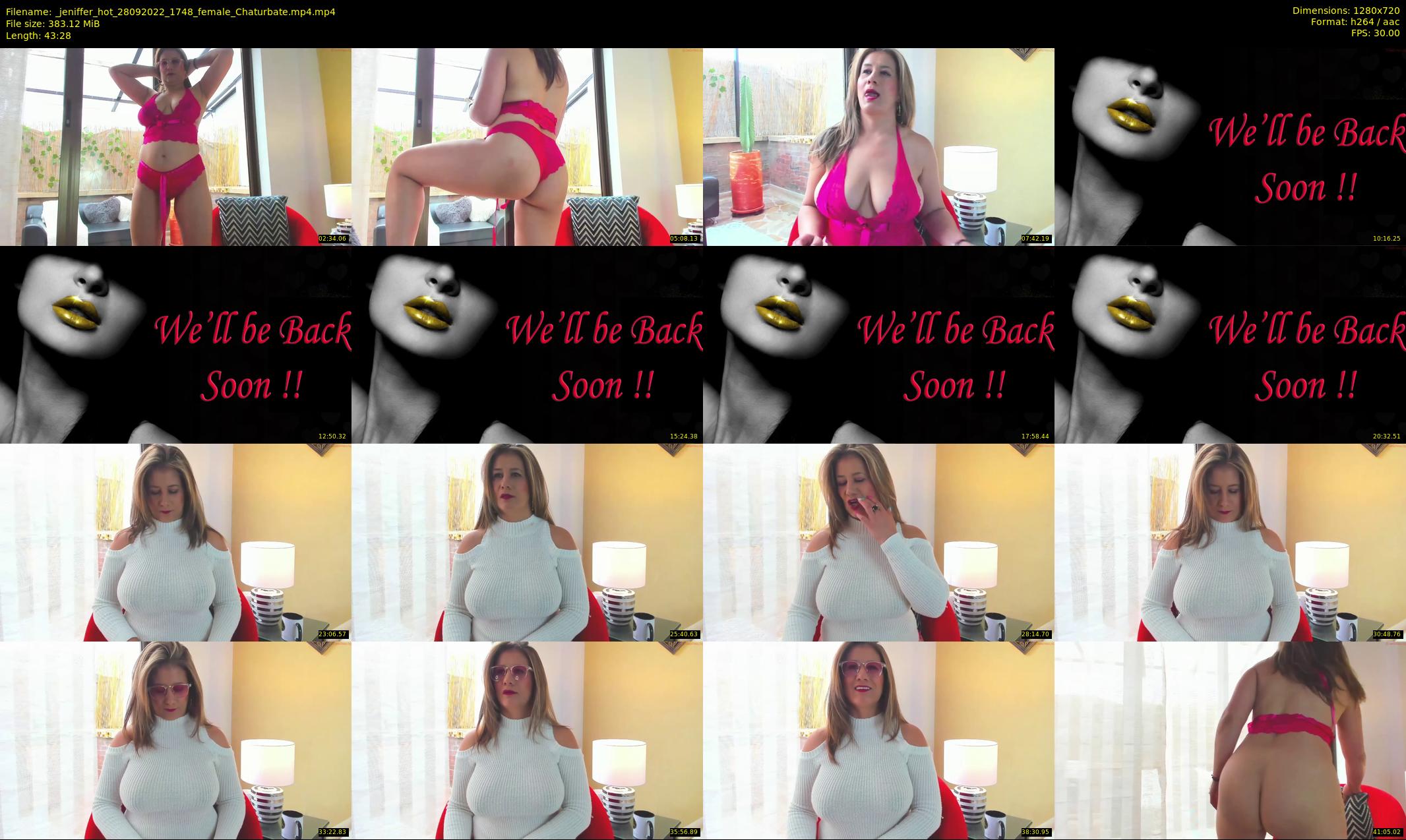 _jeniffer_hot — 44 minute Chaturbate female cam show recording, 720p, Sep 28, 2022