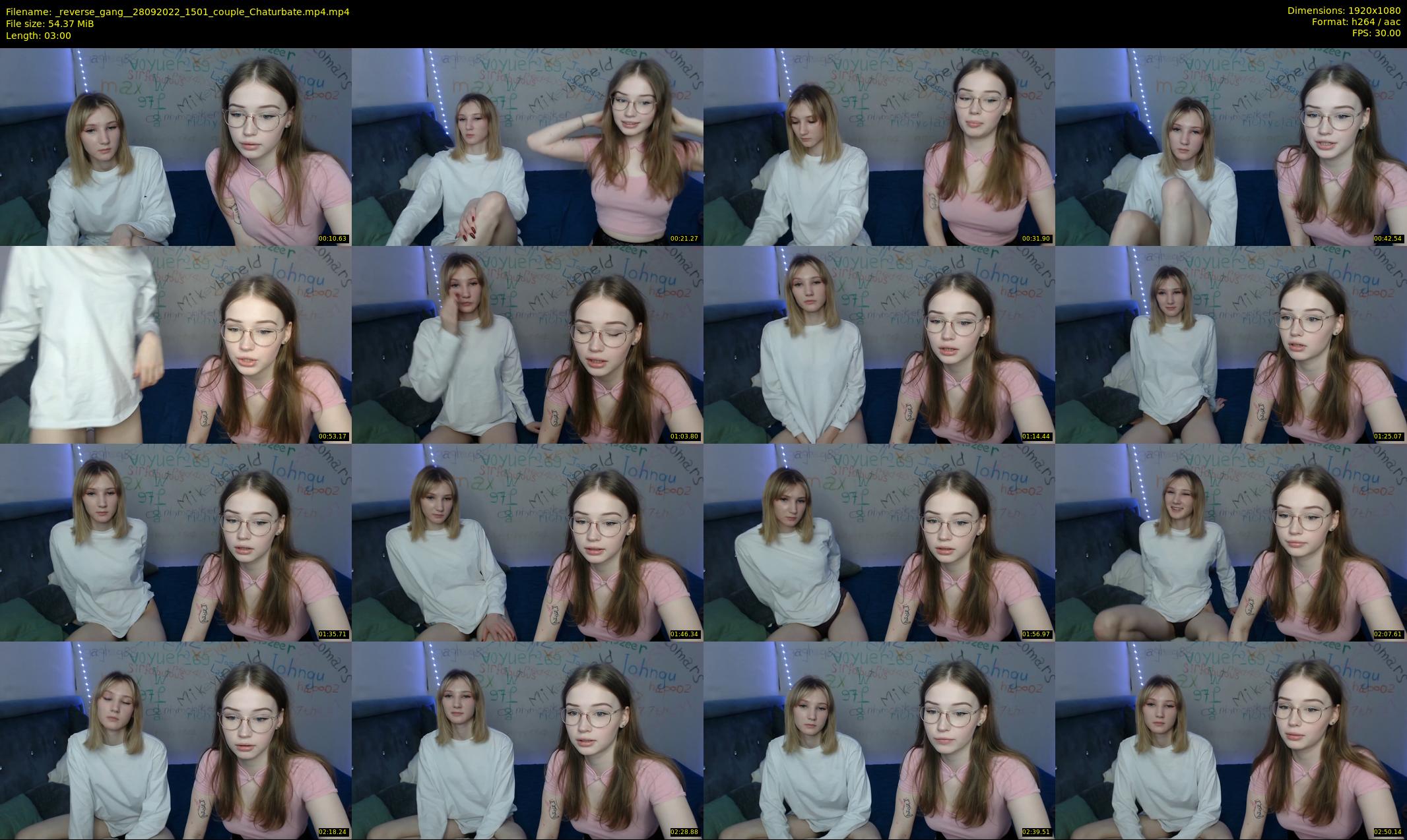 _reverse_gang_ — 3 minute Chaturbate couple cam show recording, 1080p, Sep 28, 2022