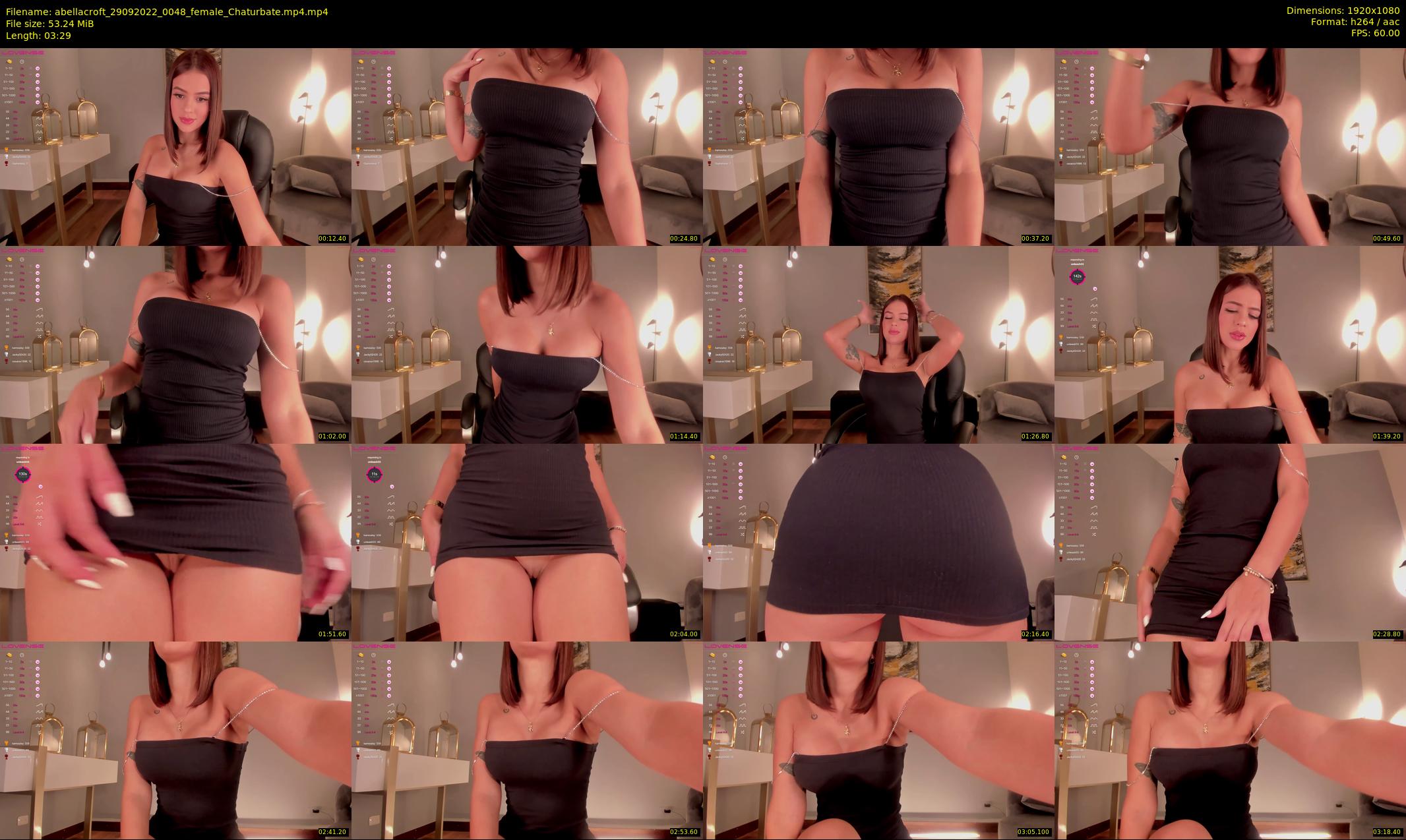 abellacroft — 4 minute Chaturbate female cam show recording, 1080p, Sep 29, 2022