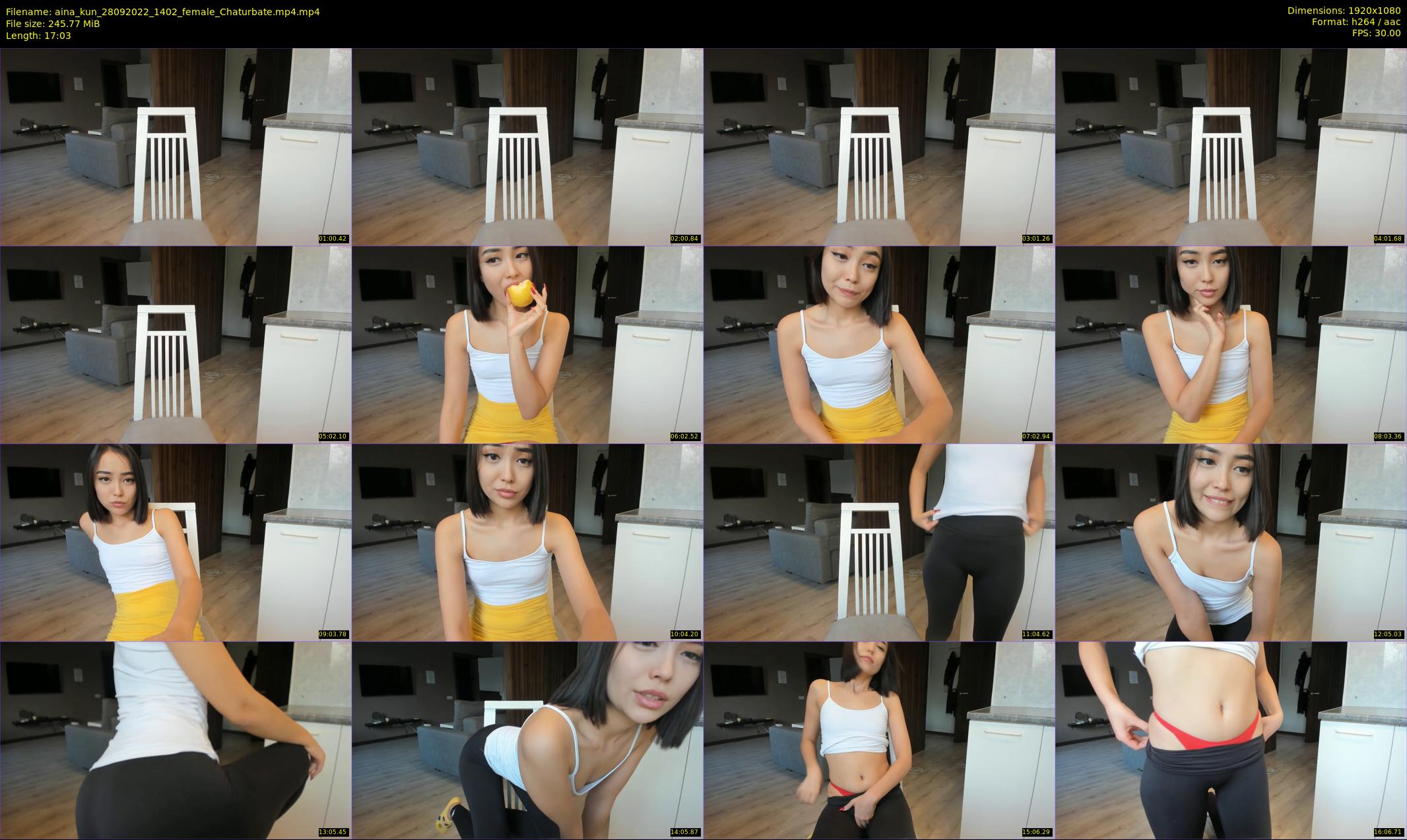 aina_kun — 18 minute Chaturbate female cam show recording, 1080p, Sep 28, 2022