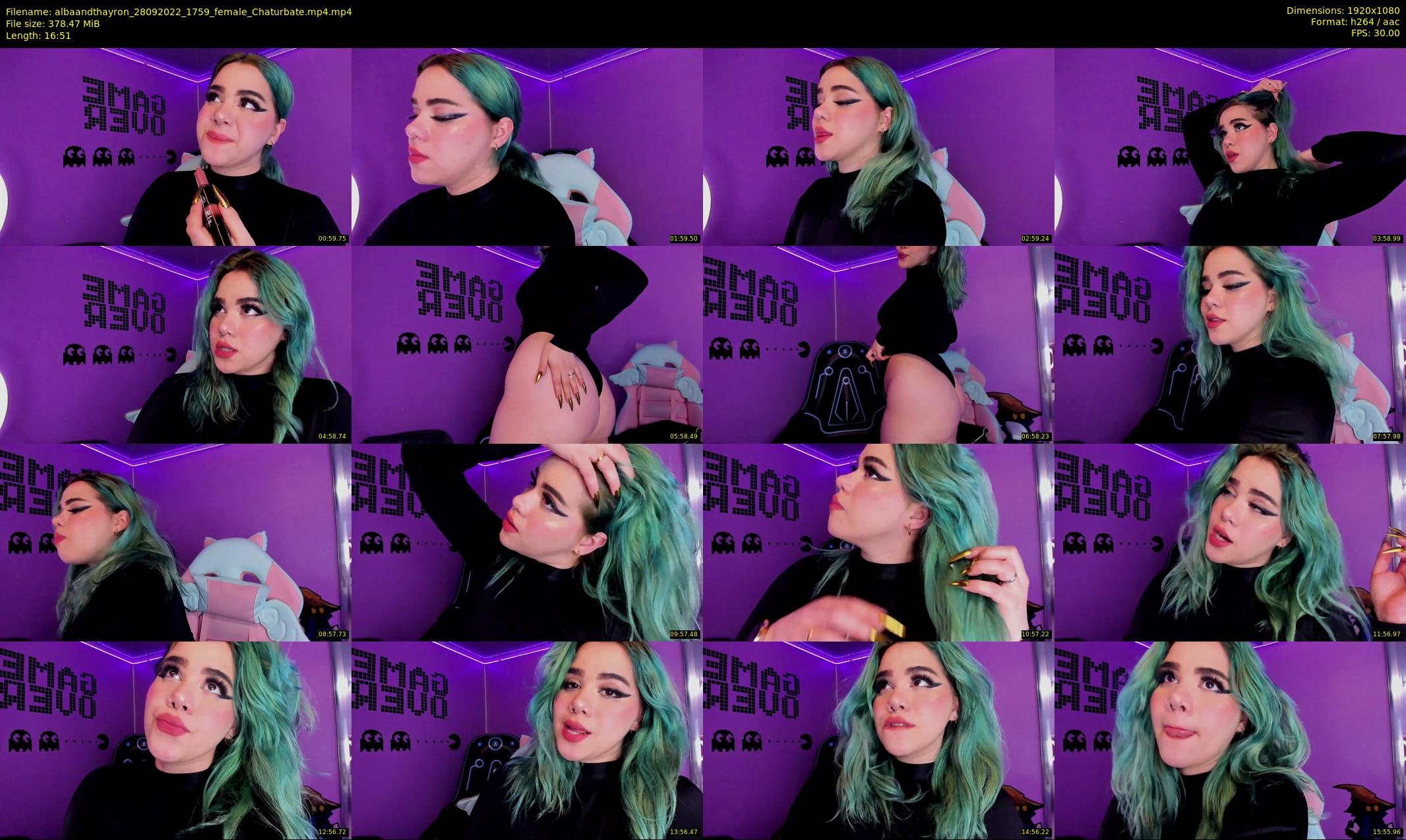 albaandthayron — 17 minute Chaturbate couple cam show recording, 1080p, Sep 28, 2022
