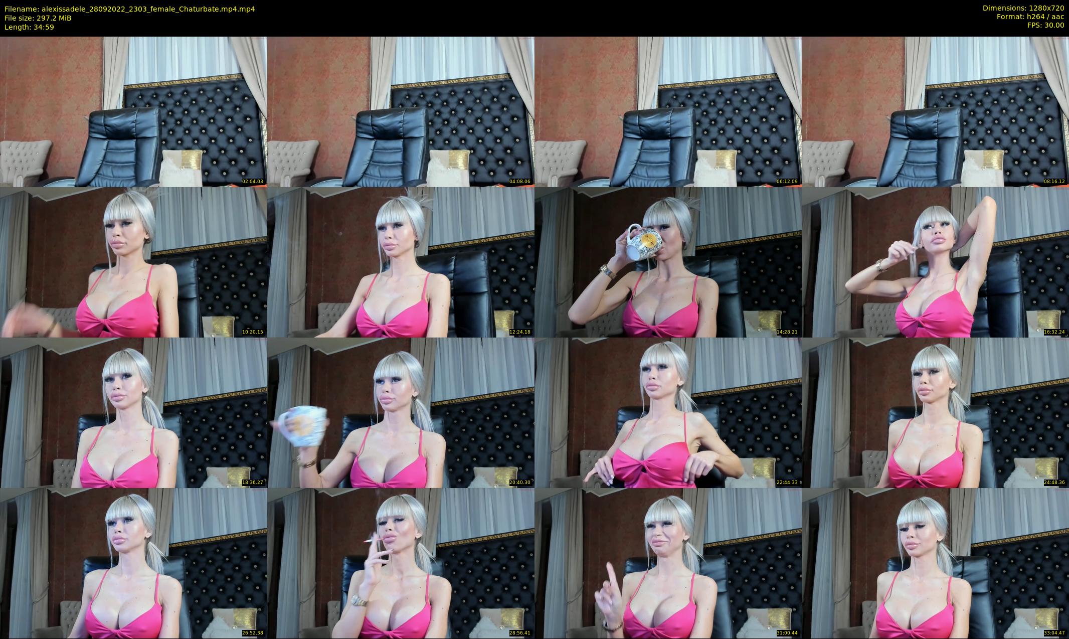 alexissadele — 35 minute Chaturbate female cam show recording, 720p, Sep 28, 2022
