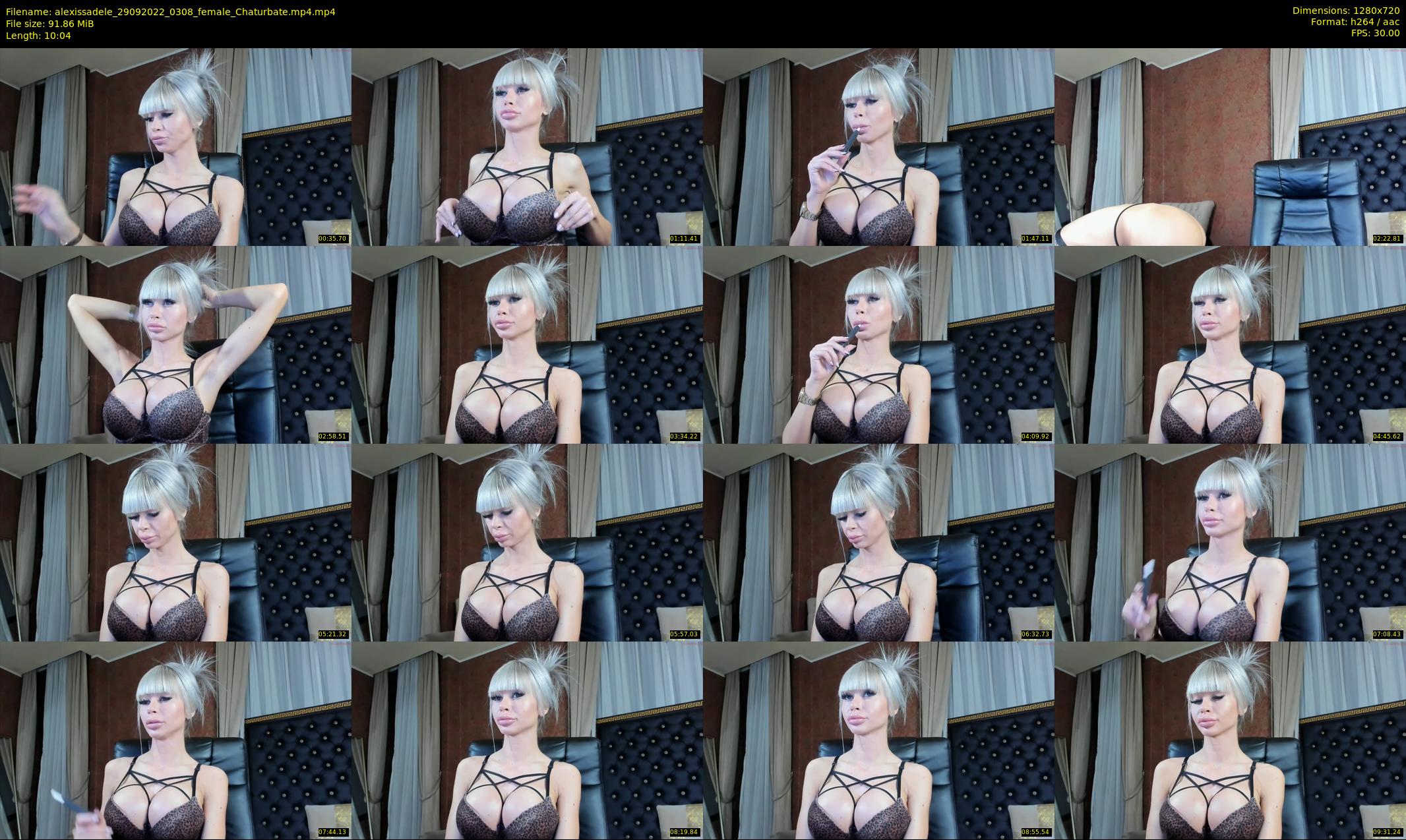 alexissadele — 11 minute Chaturbate female cam show recording, 720p, Sep 29, 2022