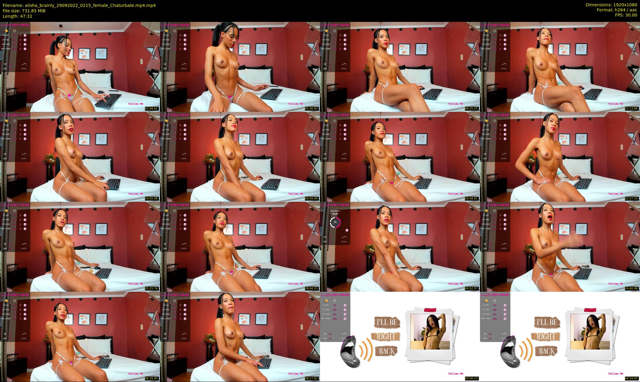 alisha_brainly — 48 minute Chaturbate female cam show recording, 1080p, Sep 29, 2022