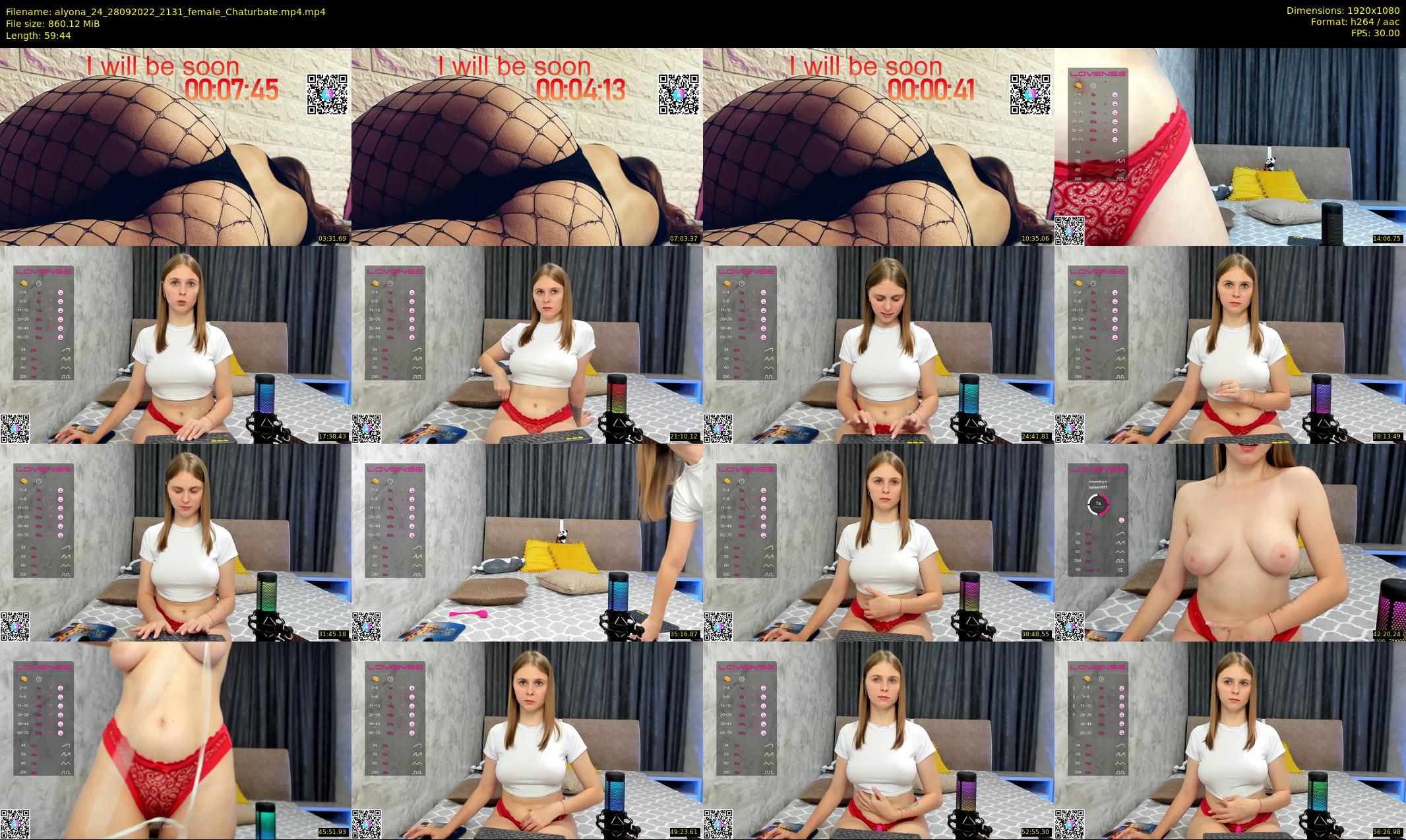 alyona_24 — 60 minute Chaturbate female cam show recording, 1080p, Sep 28, 2022