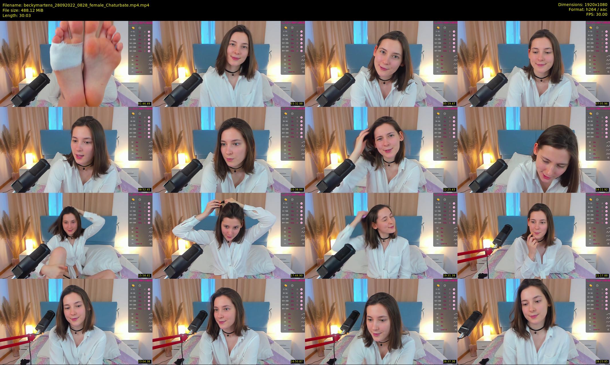 beckymartens — 31 minute Chaturbate female cam show recording, 1080p, Sep 28, 2022