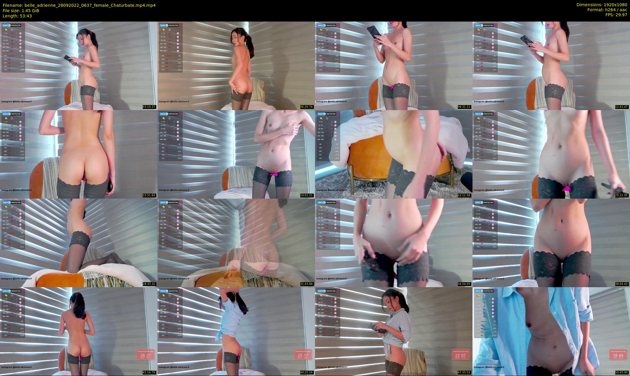belle_adrienne — 54 minute Chaturbate couple cam show recording, 1080p, Sep 28, 2022
