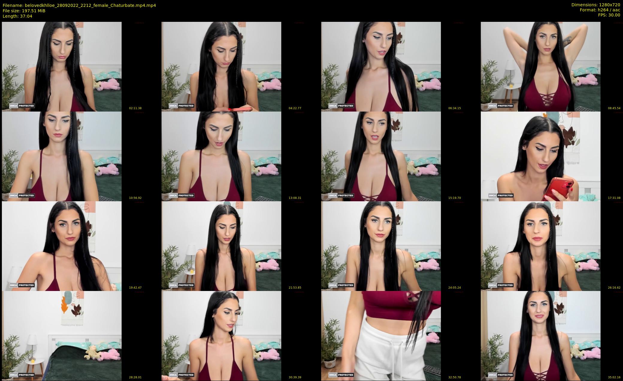 belovedkhlloe — 38 minute Chaturbate female cam show recording, 720p, Sep 28, 2022