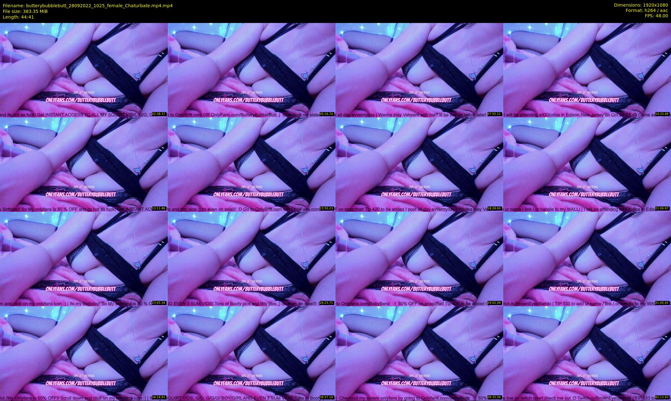 butterybubblebutt — 45 minute Chaturbate couple cam show recording, 1080p, Sep 28, 2022