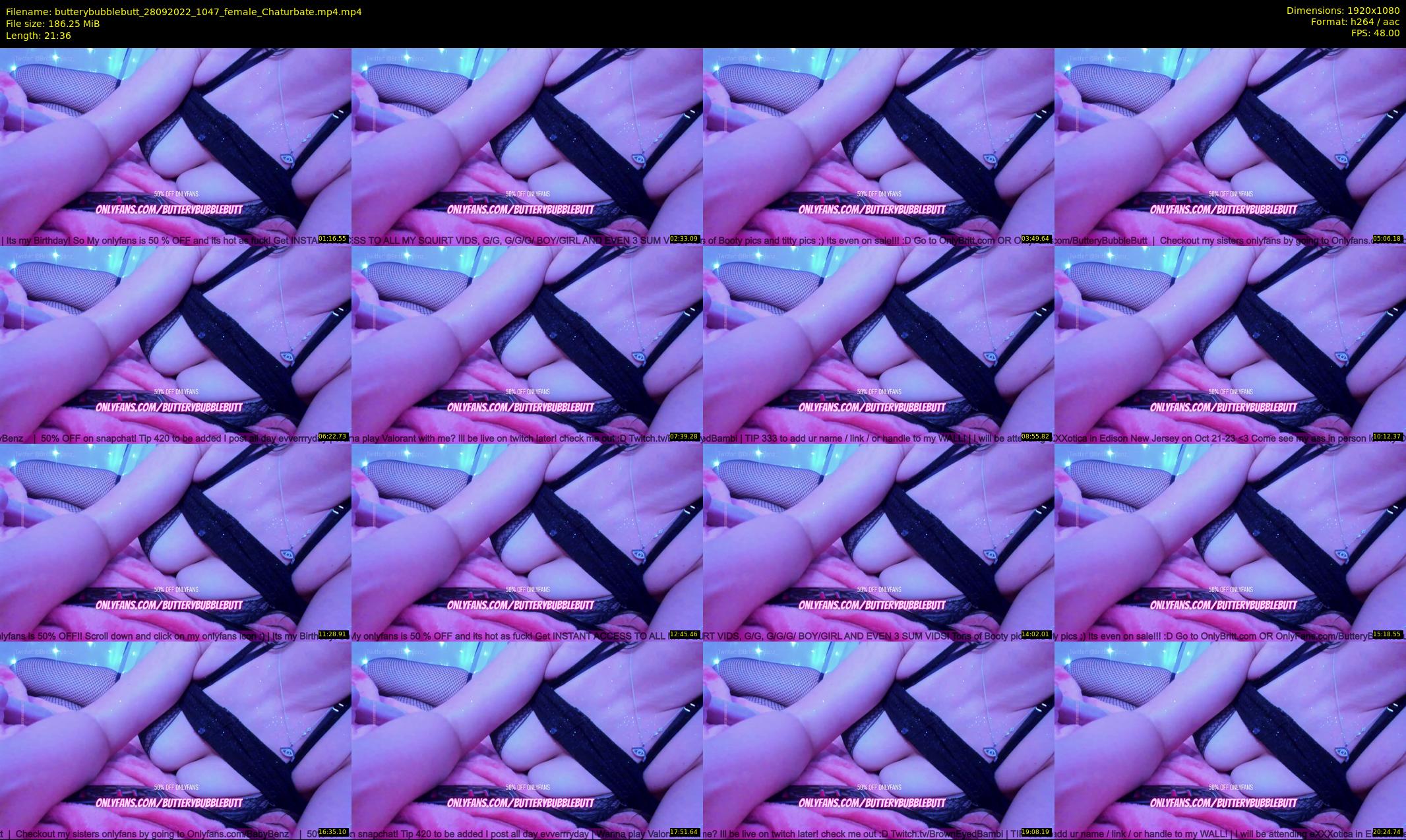 butterybubblebutt — 22 minute Chaturbate couple cam show recording, 1080p, Sep 28, 2022