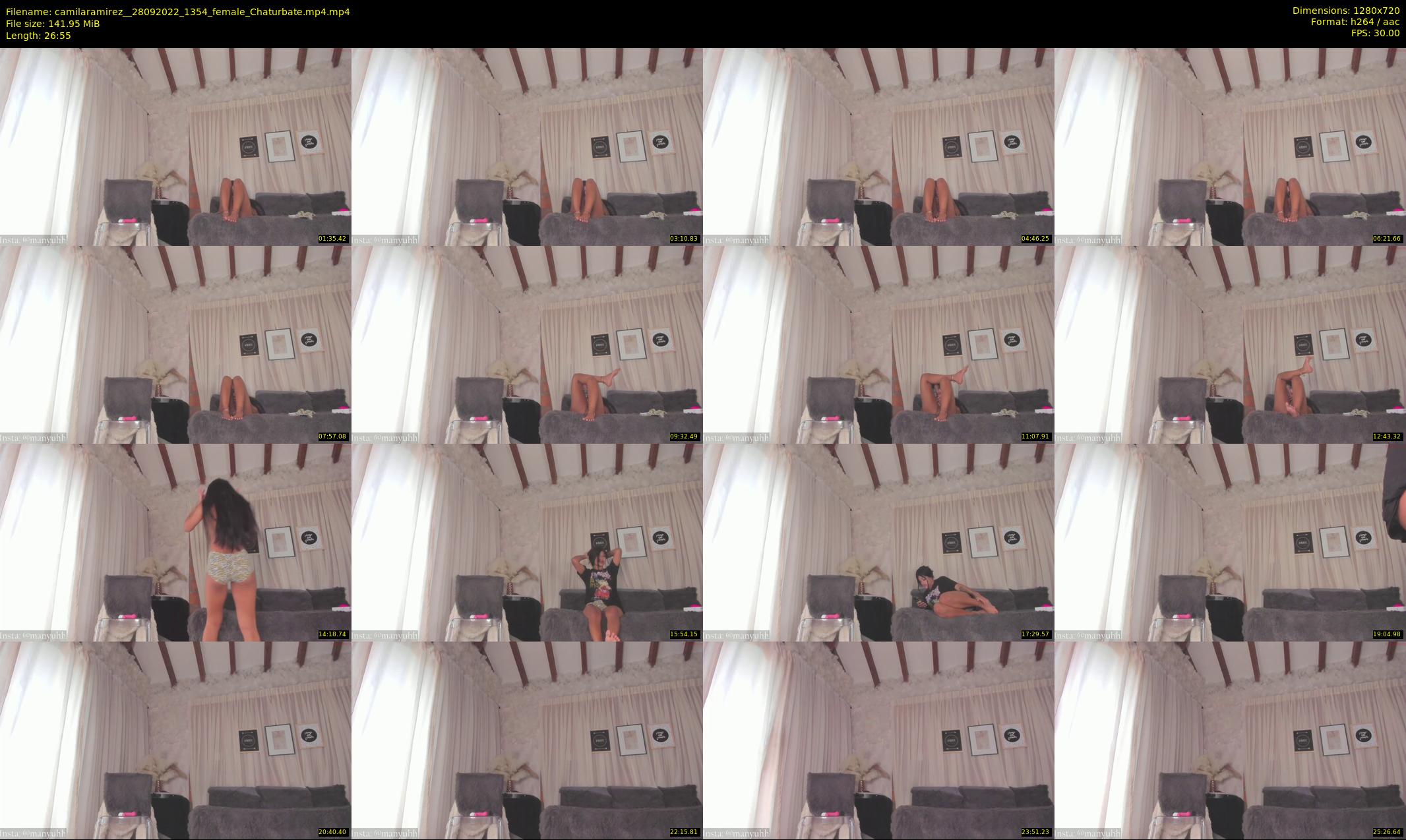 camilaramirez_ — 27 minute Chaturbate female cam show recording, 720p, Sep 28, 2022