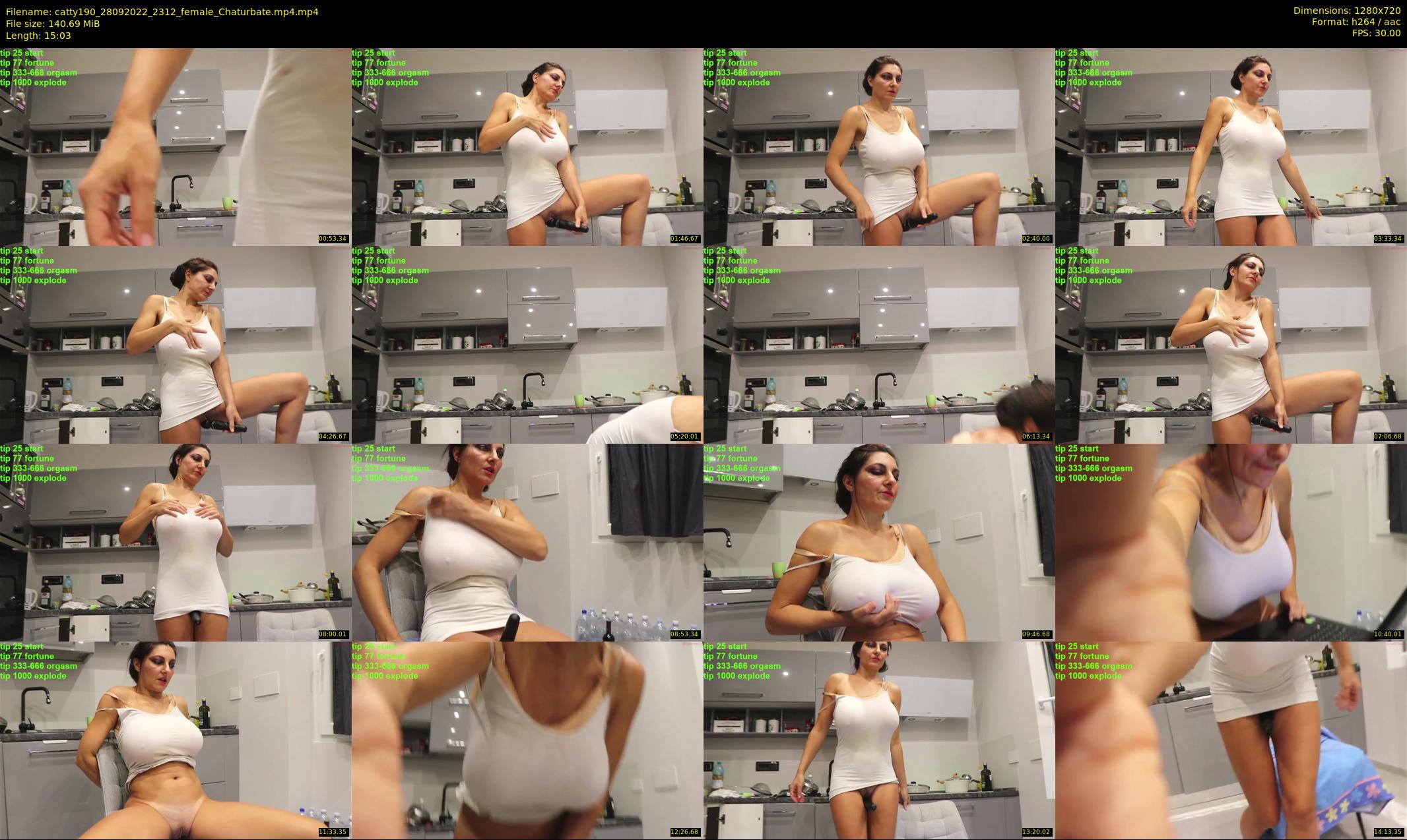 catty190 — 16 minute Chaturbate female cam show recording, 720p, Sep 28, 2022