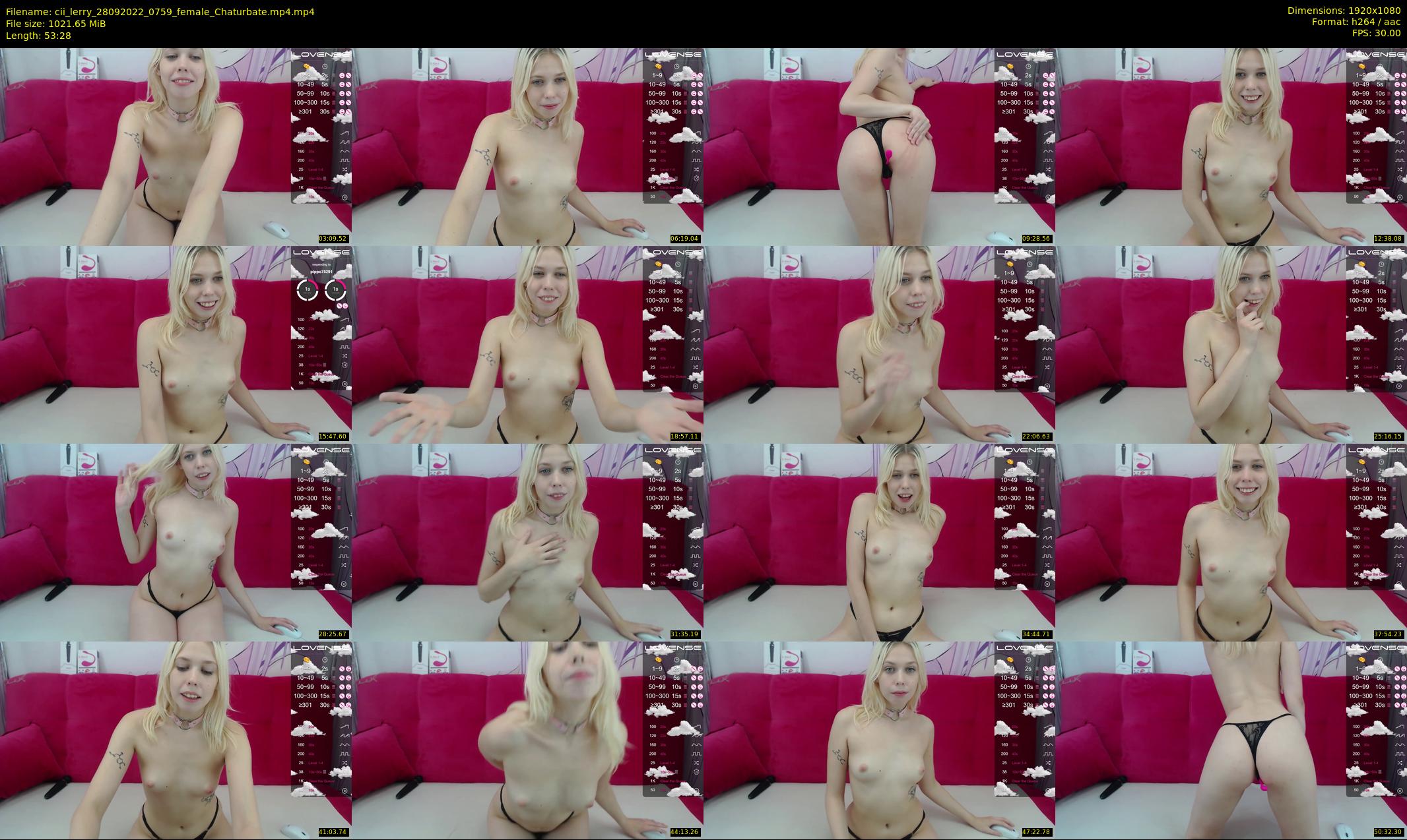 cii_lerry — 54 minute Chaturbate female cam show recording, 1080p, Sep 28, 2022