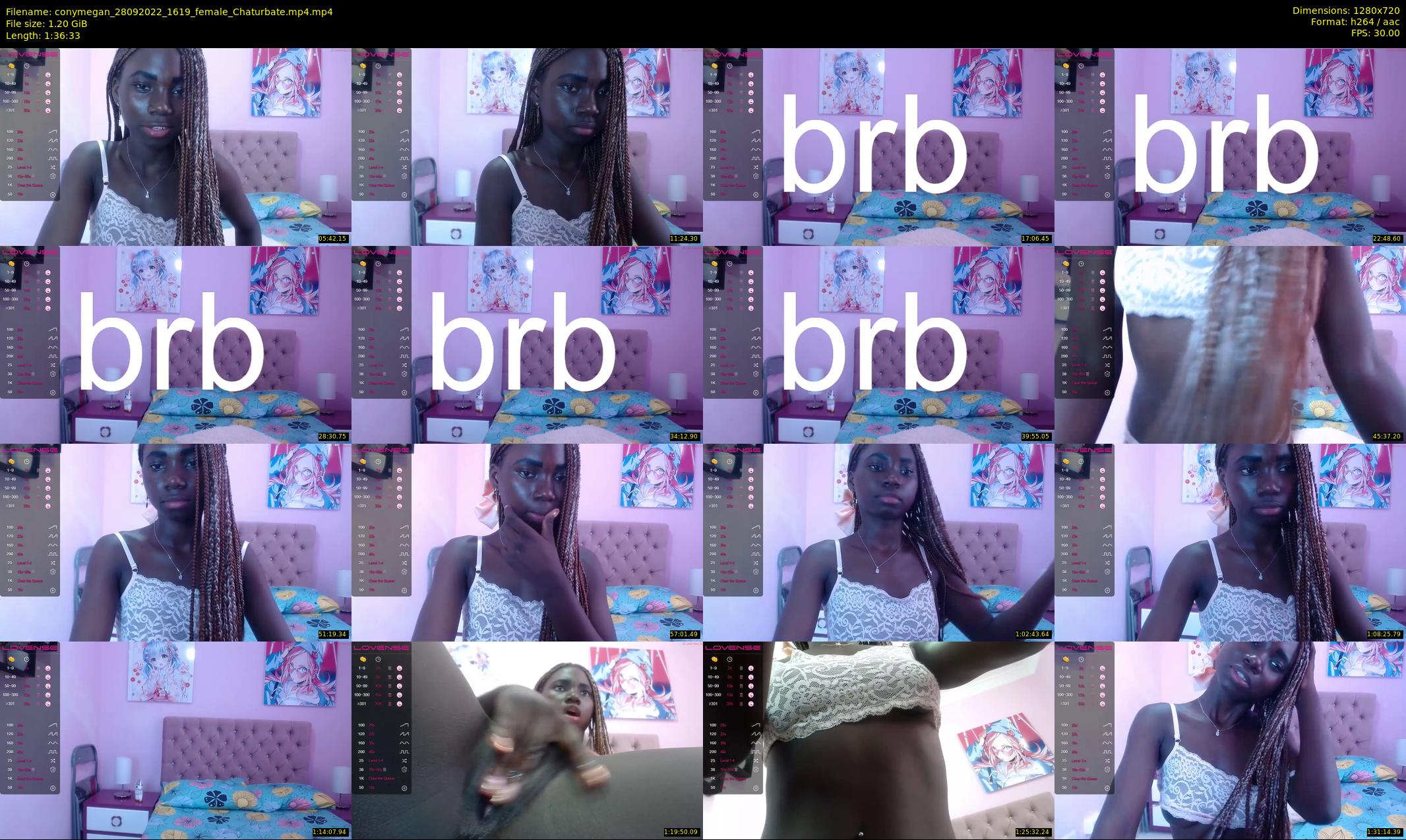 conymegan — 97 minute Chaturbate female cam show recording, 720p, Sep 28, 2022