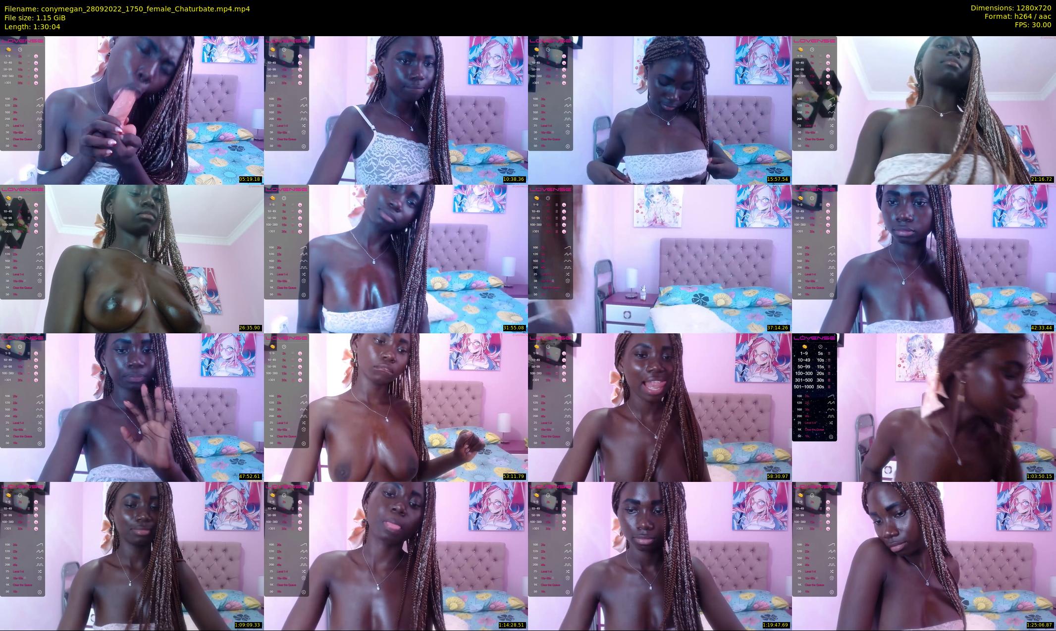 conymegan — 91 minute Chaturbate female cam show recording, 720p, Sep 28, 2022
